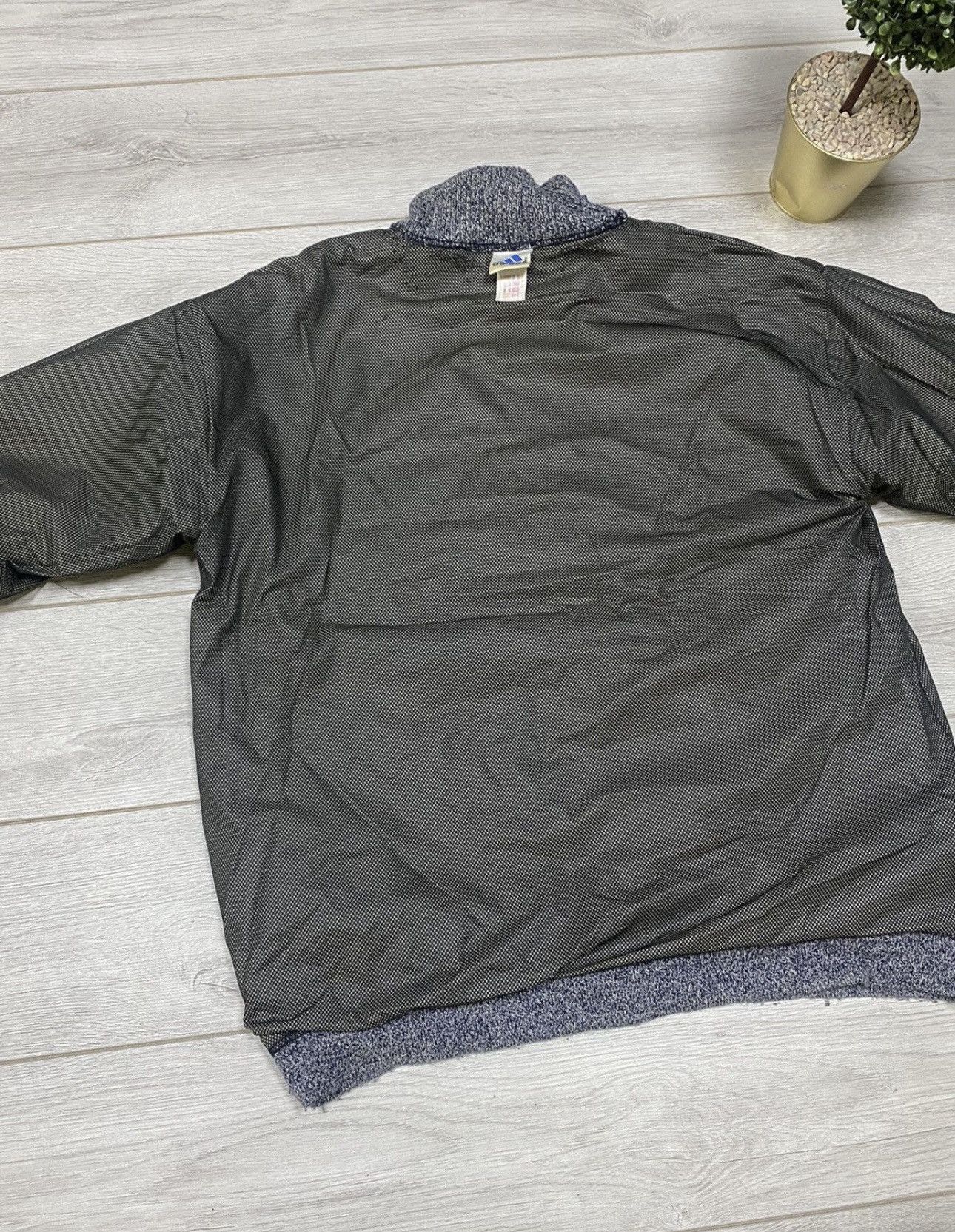 Adidas × Vintage Adidas vintage wind-stopper big logo turtle neck sweater M Size US M / EU 48-50 / 2 - 10 Thumbnail