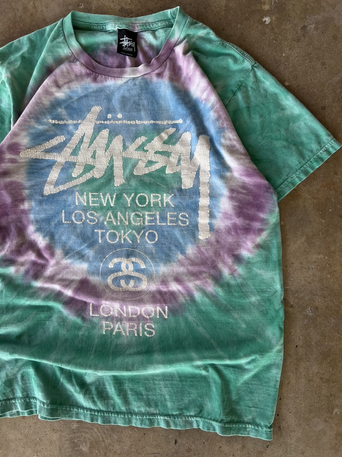 Stussy Vintage Stussy Streetwear AOP T Shirt Size US M / EU 48-50 / 2 - 1 Thumbnail