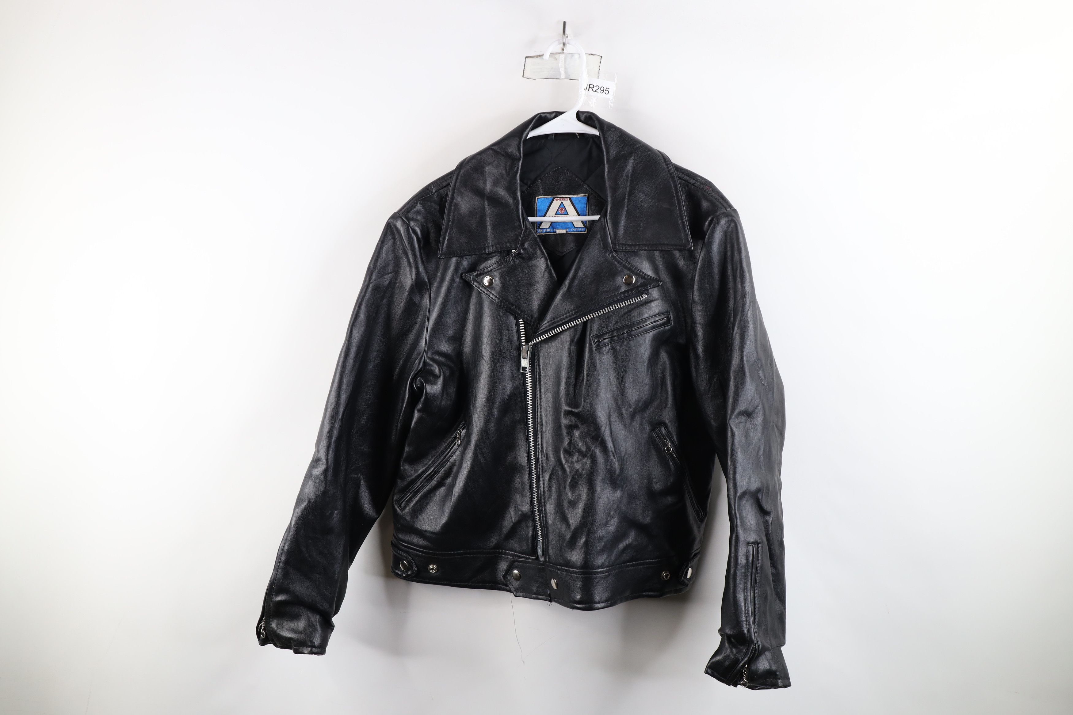 Vintage Vintage 70s 80s Streetwear Chain Zip Motorcycle Jacket Size US XL / EU 56 / 4 - 1 Thumbnail