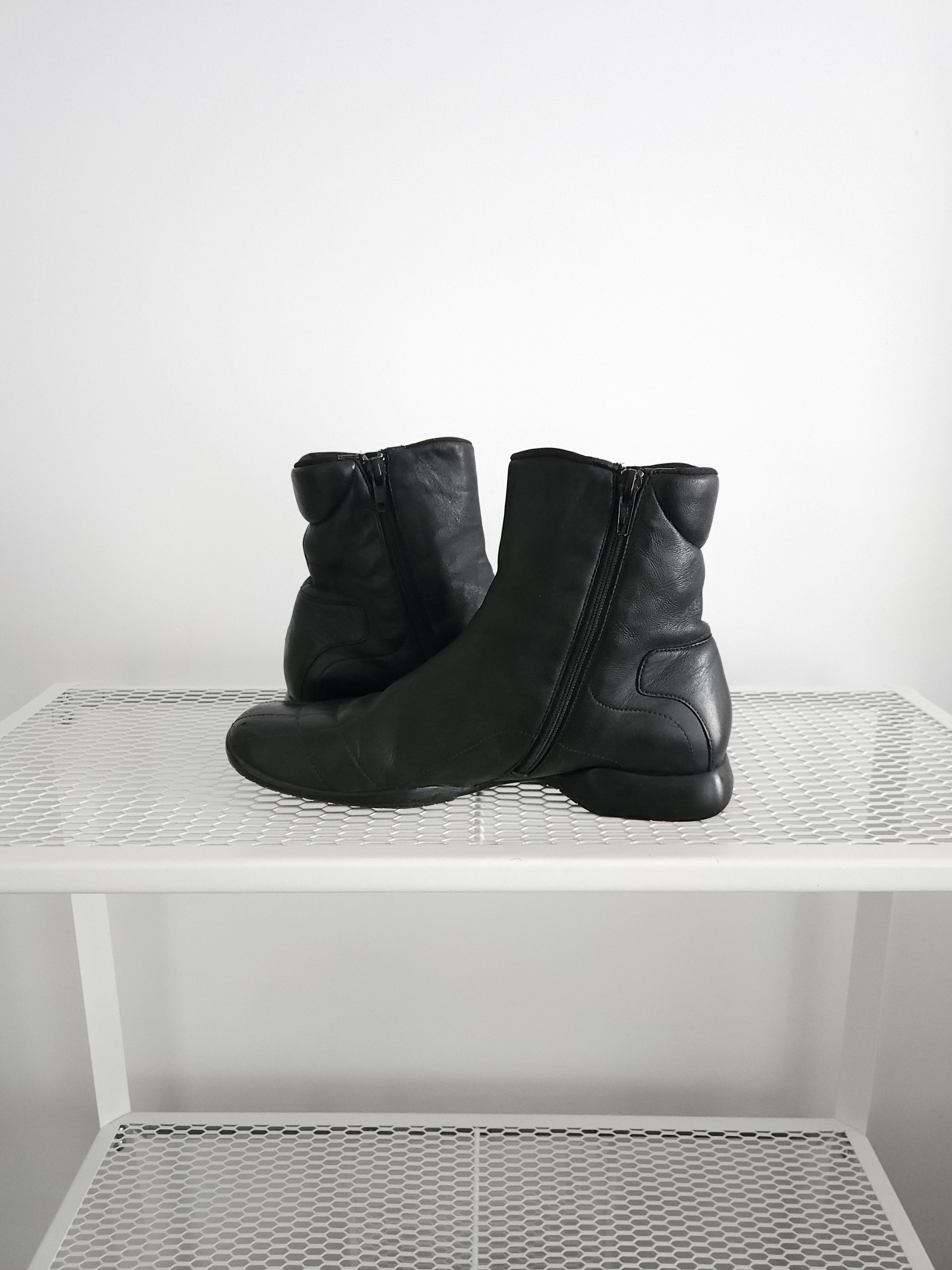 Prada Archive Prada sport red tab leather side zip ankle boots Size US 7 / IT 37 - 10 Thumbnail