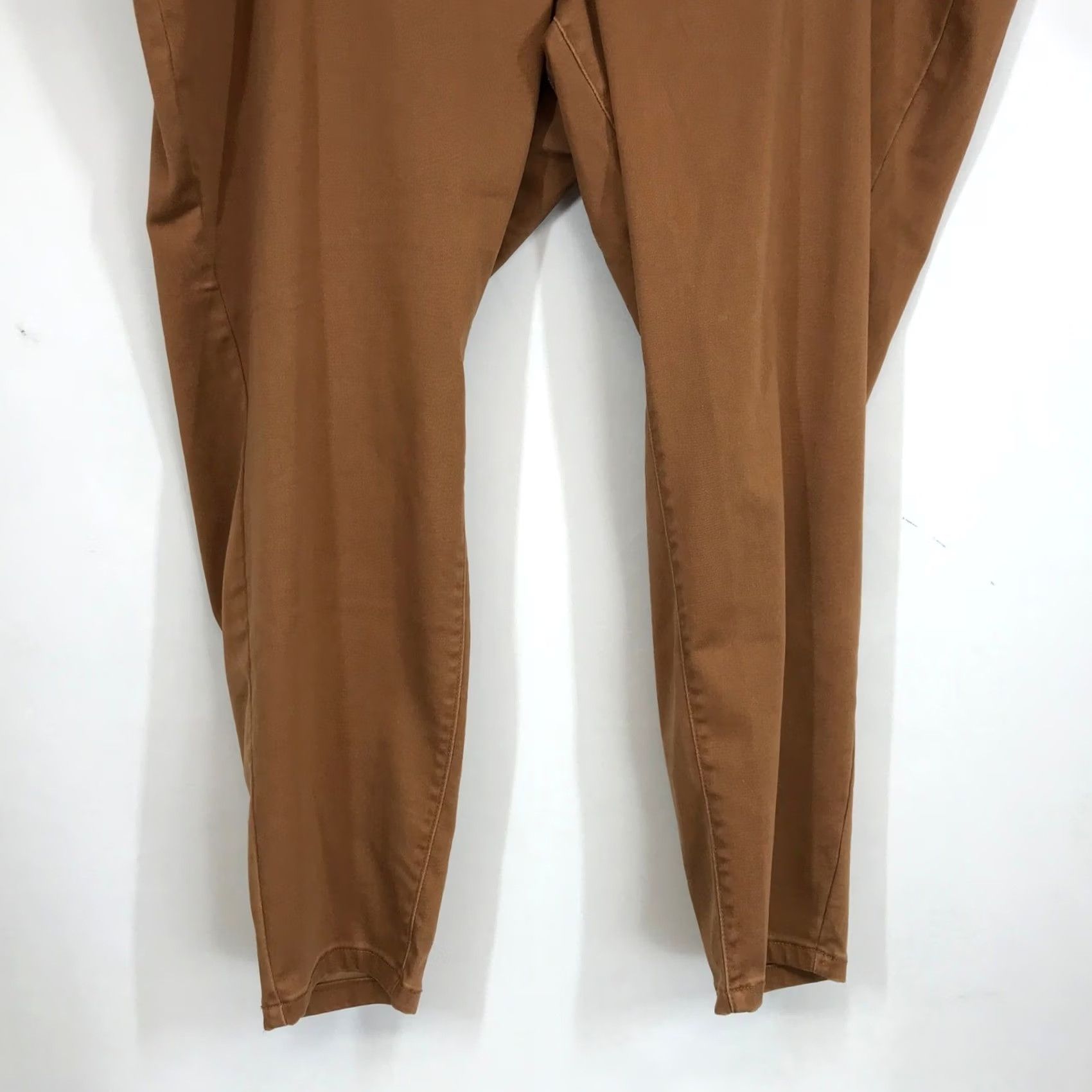 Vintage Lane Bryant Signature Fit Skinny Brown Pants Womens Size 28 Petite Size 28" / US 6 / IT 42 - 3 Thumbnail