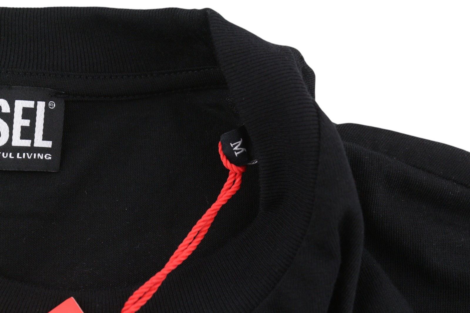 Diesel T-JUST-LS-E4 M Black Tricot Printed T-Shirt 41000 Size US M / EU 48-50 / 2 - 11 Thumbnail