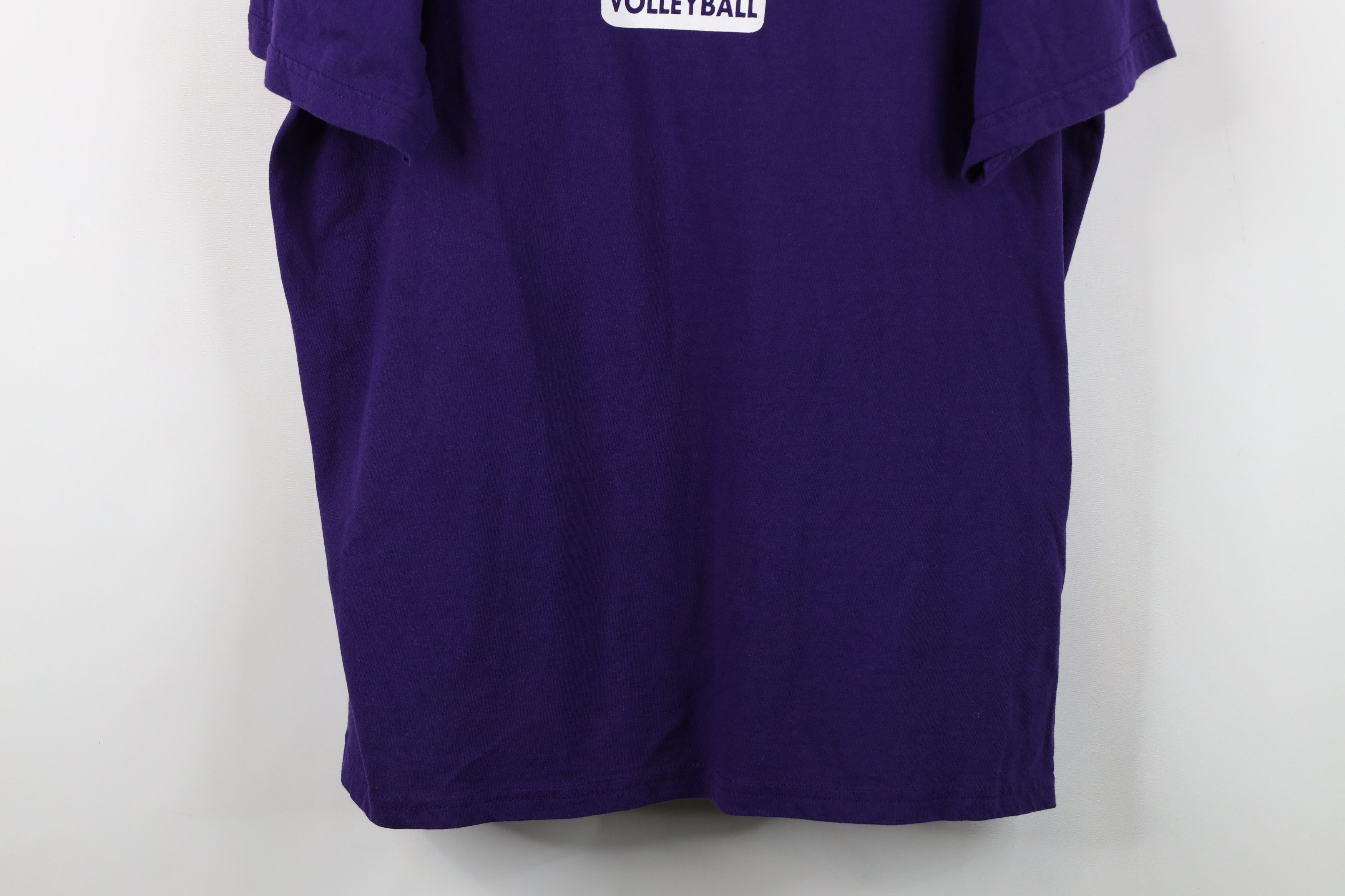 Russell Athletic Vintage 90s Russell Athletic Volleyball T-Shirt Purple Size US XL / EU 56 / 4 - 3 Thumbnail