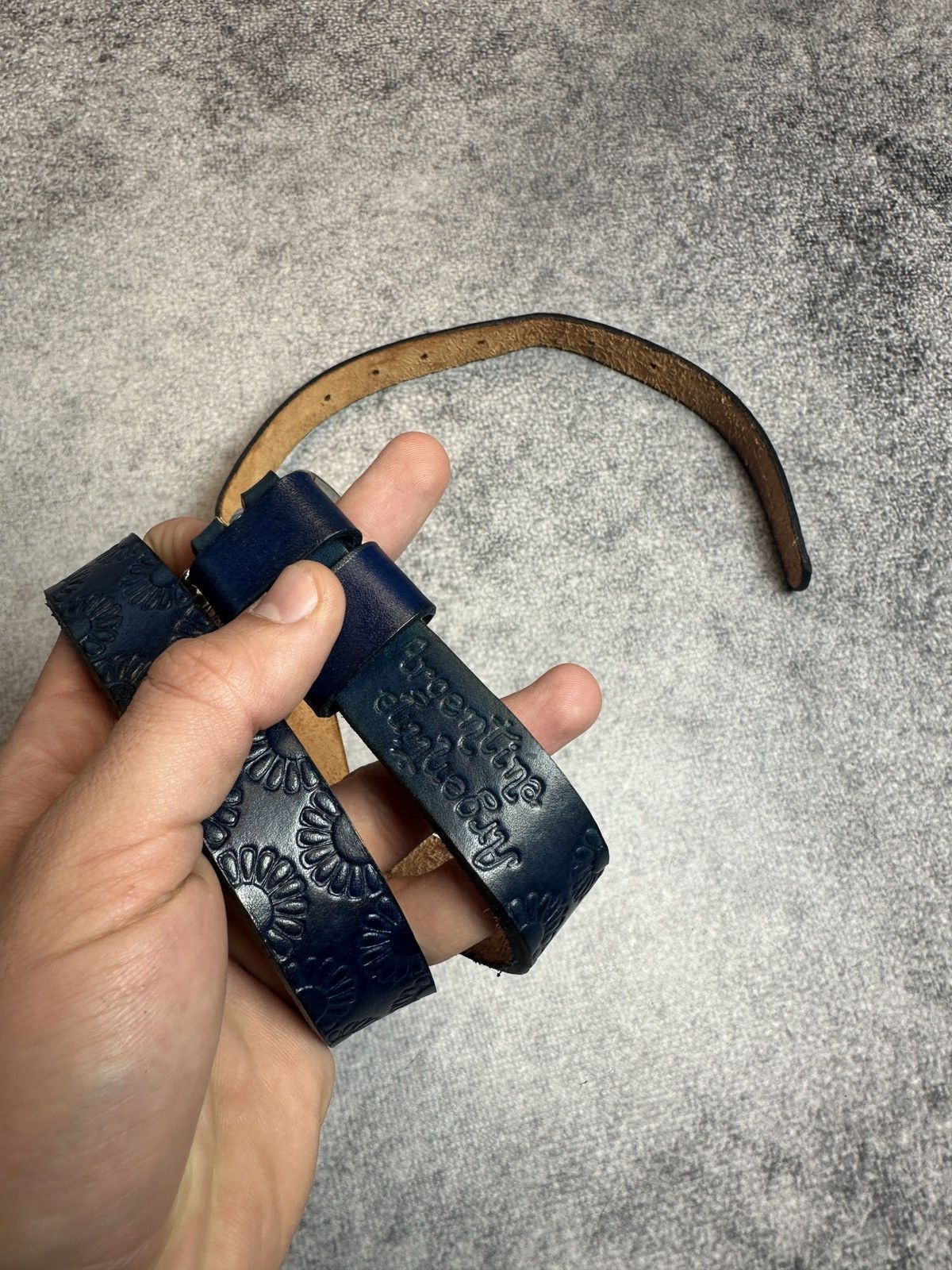 Designer Y2K Argentina Belts Streetwear Leather Avant Garde Vintage Size ONE SIZE - 2 Thumbnail