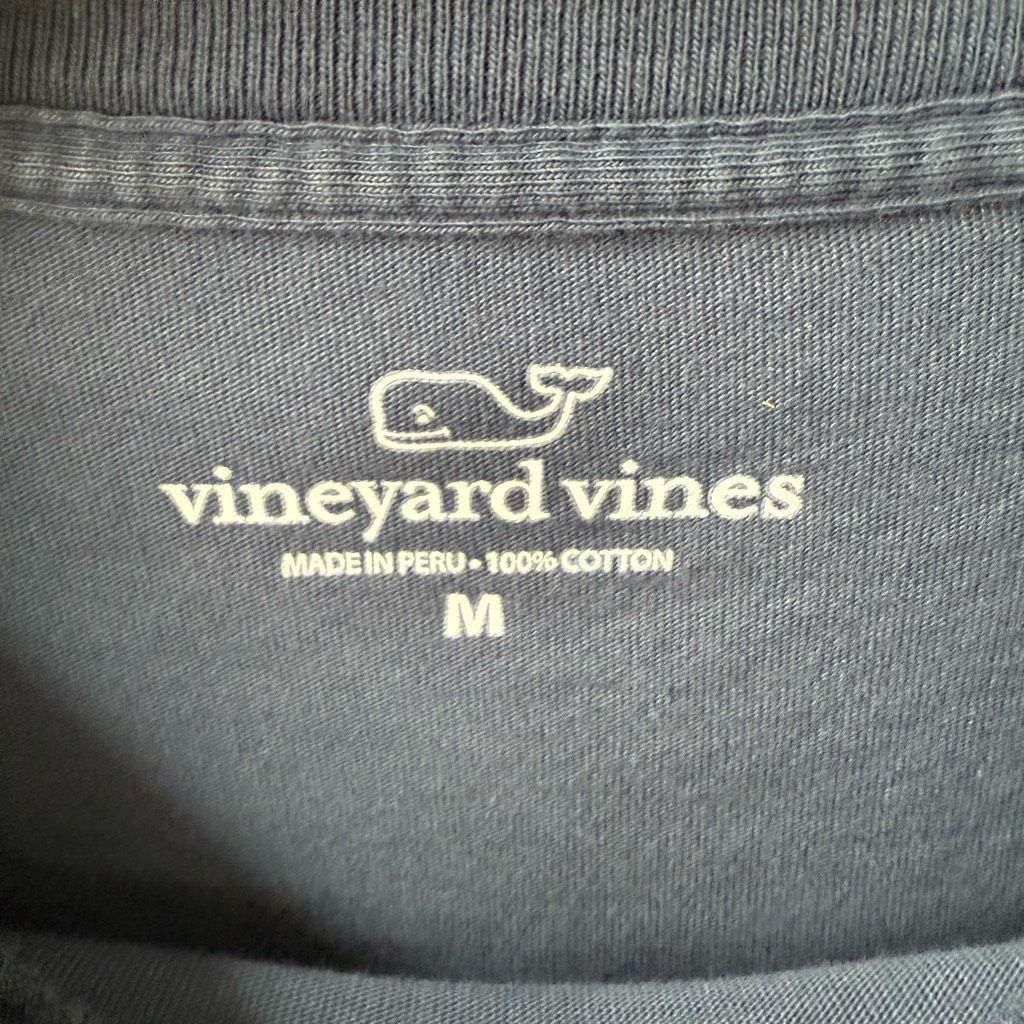 Vineyard Vines Vineyard Vines Michigan Long Sleeve Pocket Cotton Tshirt M Size US M / EU 48-50 / 2 - 6 Thumbnail