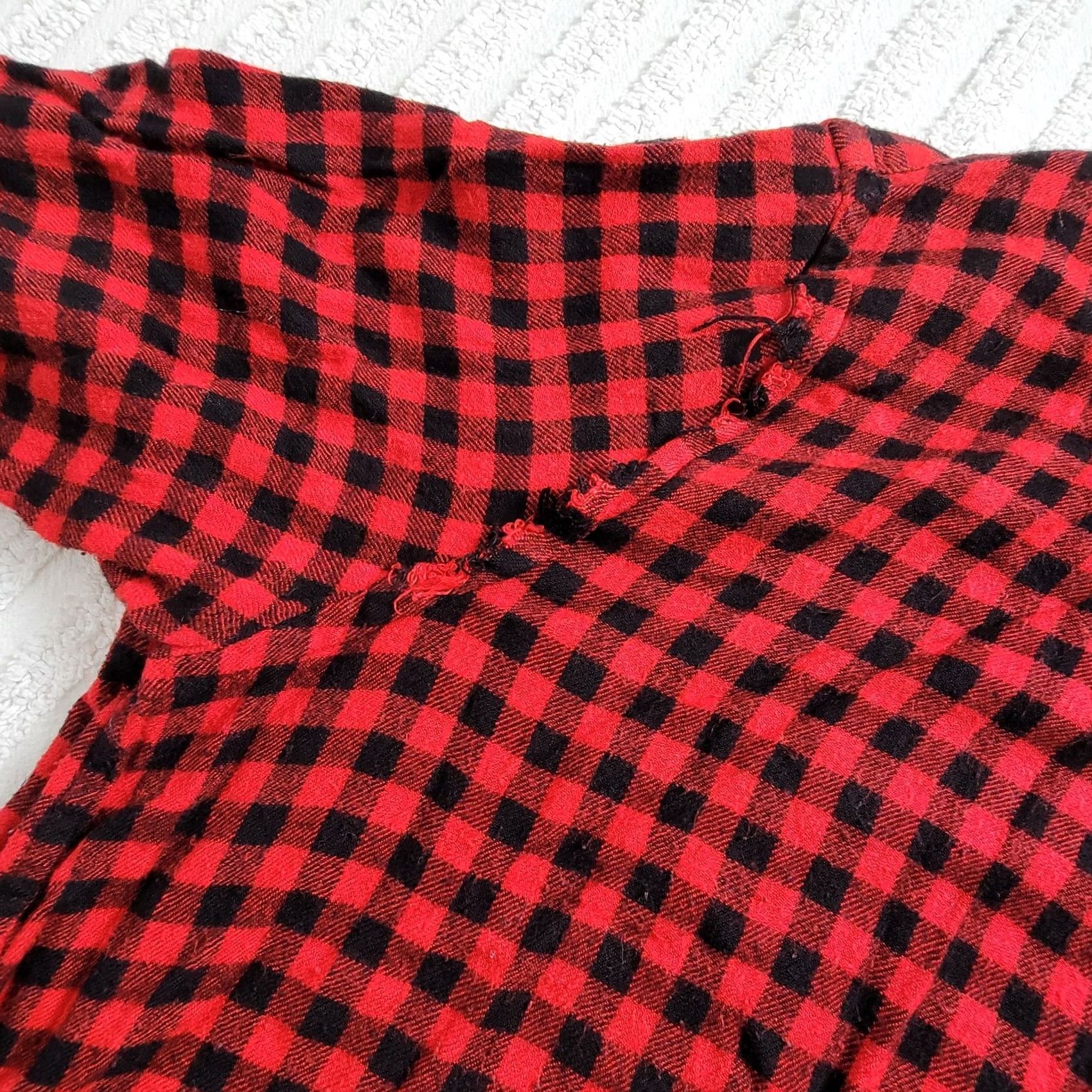 Ralph Lauren Ralph Lauren Shirt Mens XL Red/Black Buffalo Check Flannel Western Casual Pony Button-Down Long Sleeve Shirt Size US XL / EU 56 / 4 - 5 Thumbnail