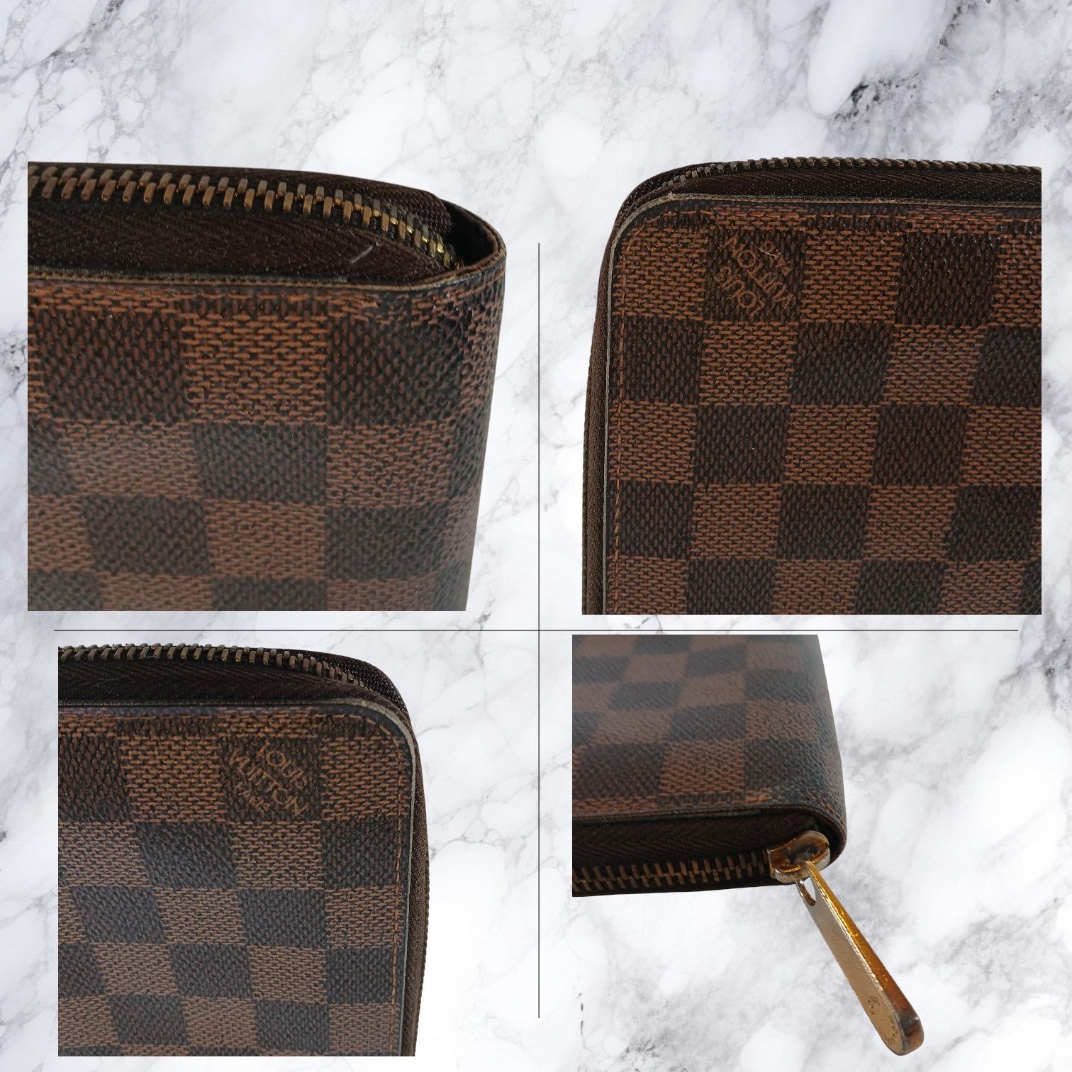 Louis Vuitton Louis Vuitton Damier Ebene Zippy Wallet Size ONE SIZE - 11 Thumbnail