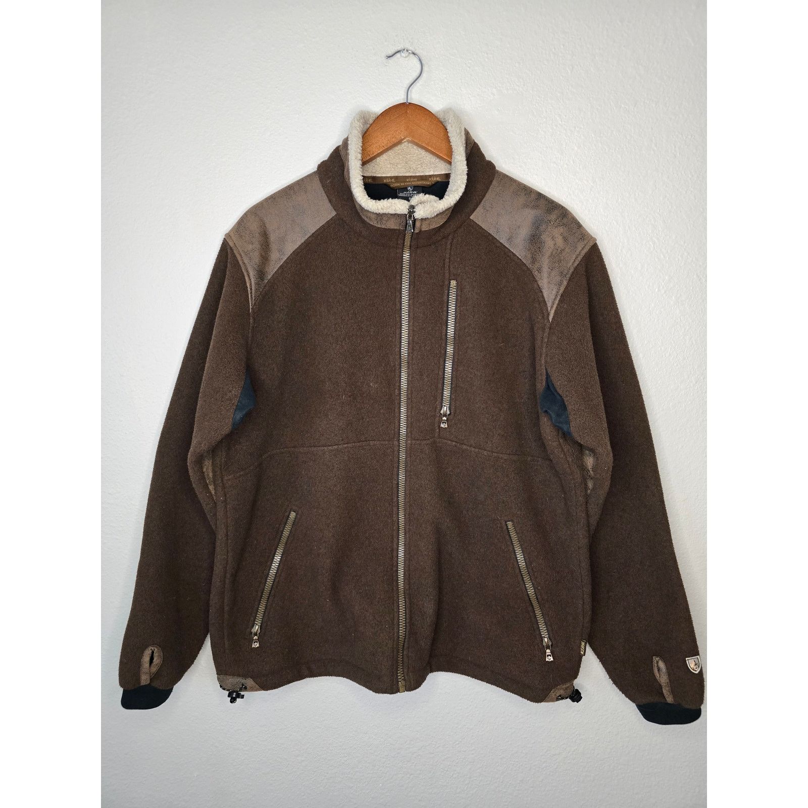Kuhl KUHL Jacket Men's Small Alpenwurx Fleece Brown Coat Size US S / EU 44-46 / 1 - 1 Thumbnail