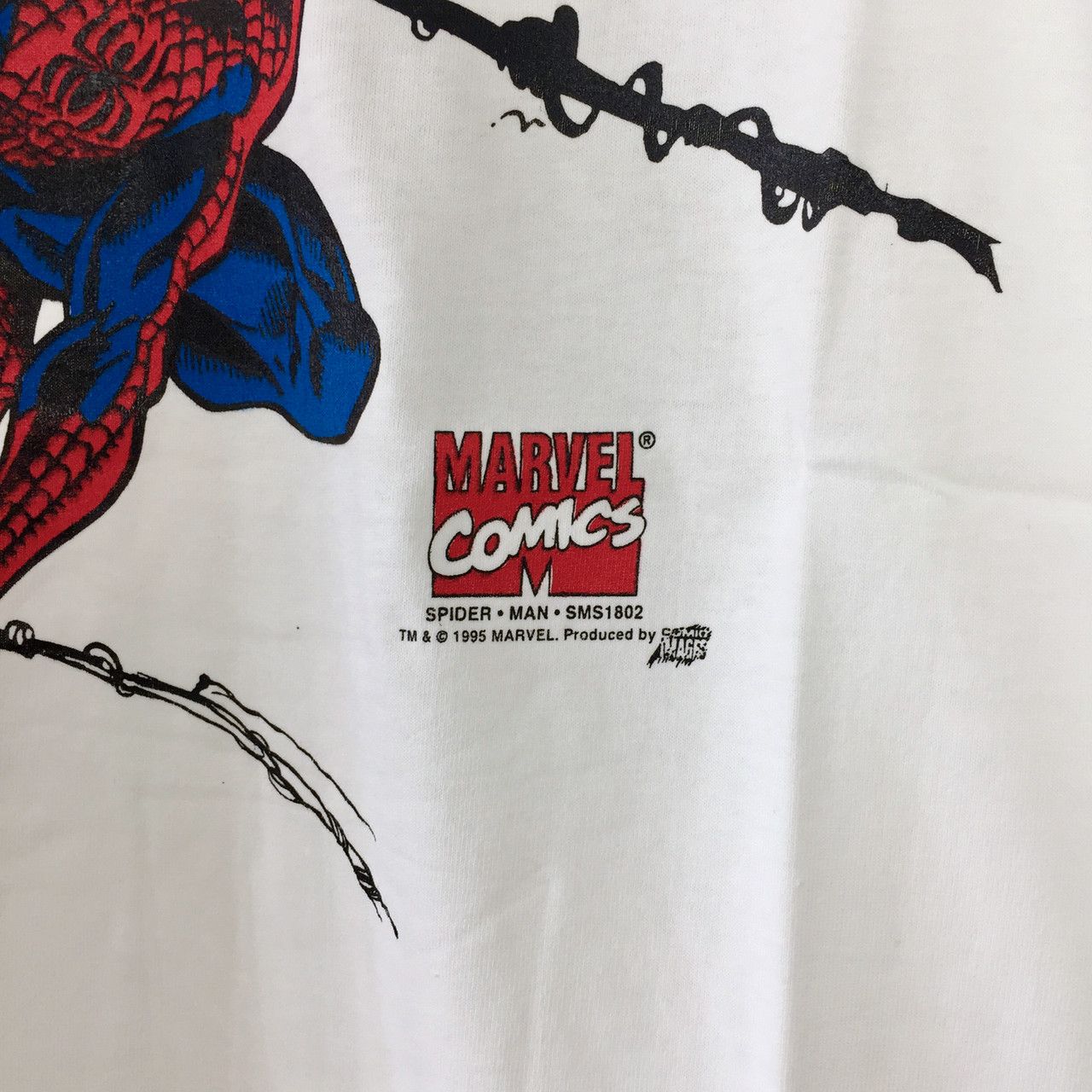 Vintage VINTAGE 1995 MARVEL COMICS SPIDER-MAN TEE Size US L / EU 52-54 / 3 - 4 Thumbnail
