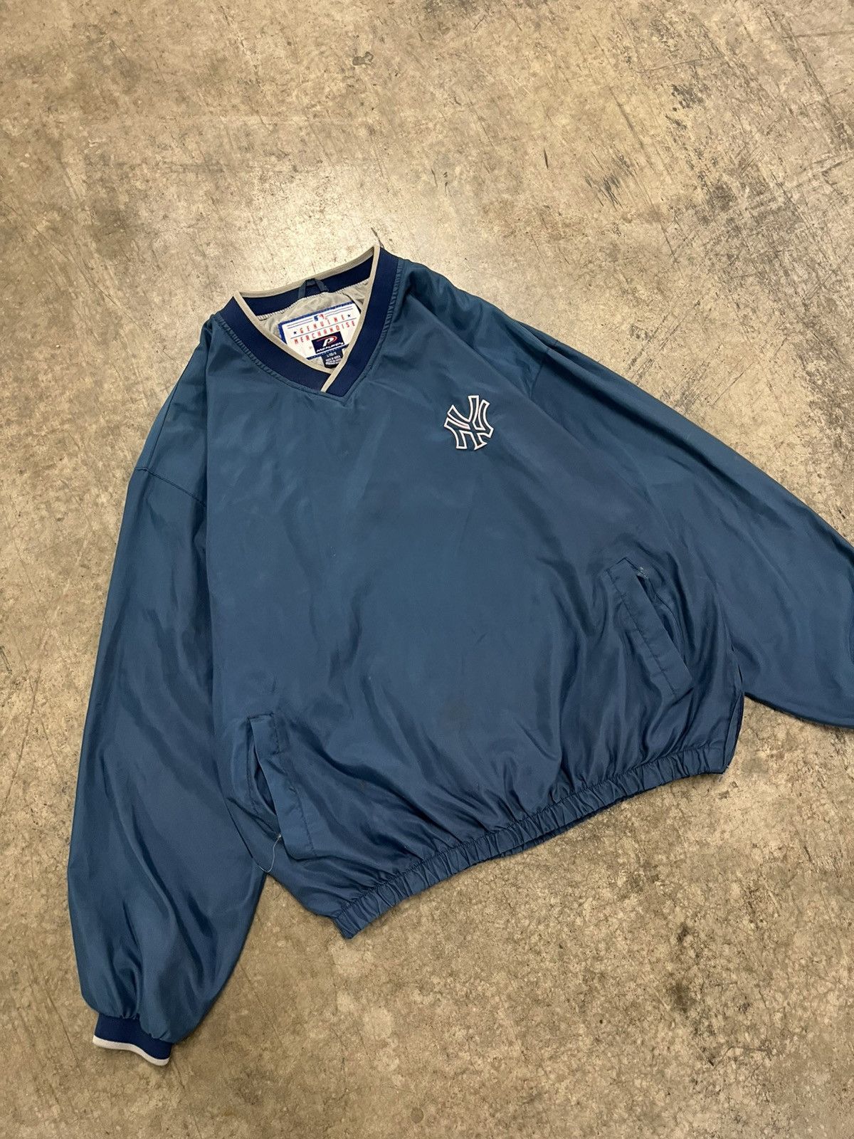 Vintage NY Yankees vintage lightweight pull over jacket hype rare Size US XL / EU 56 / 4 - 5 Thumbnail
