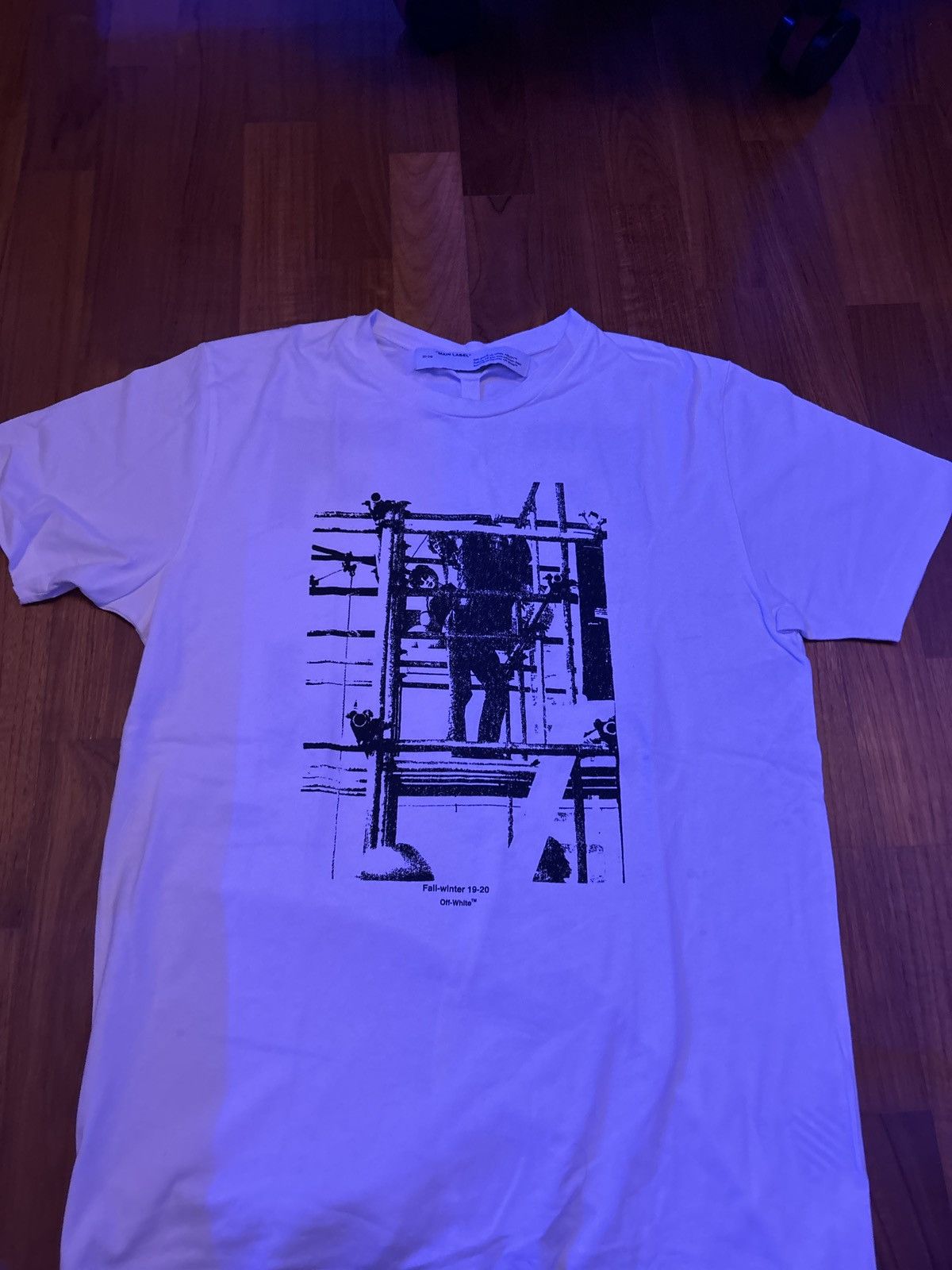 off white workers tee fw19