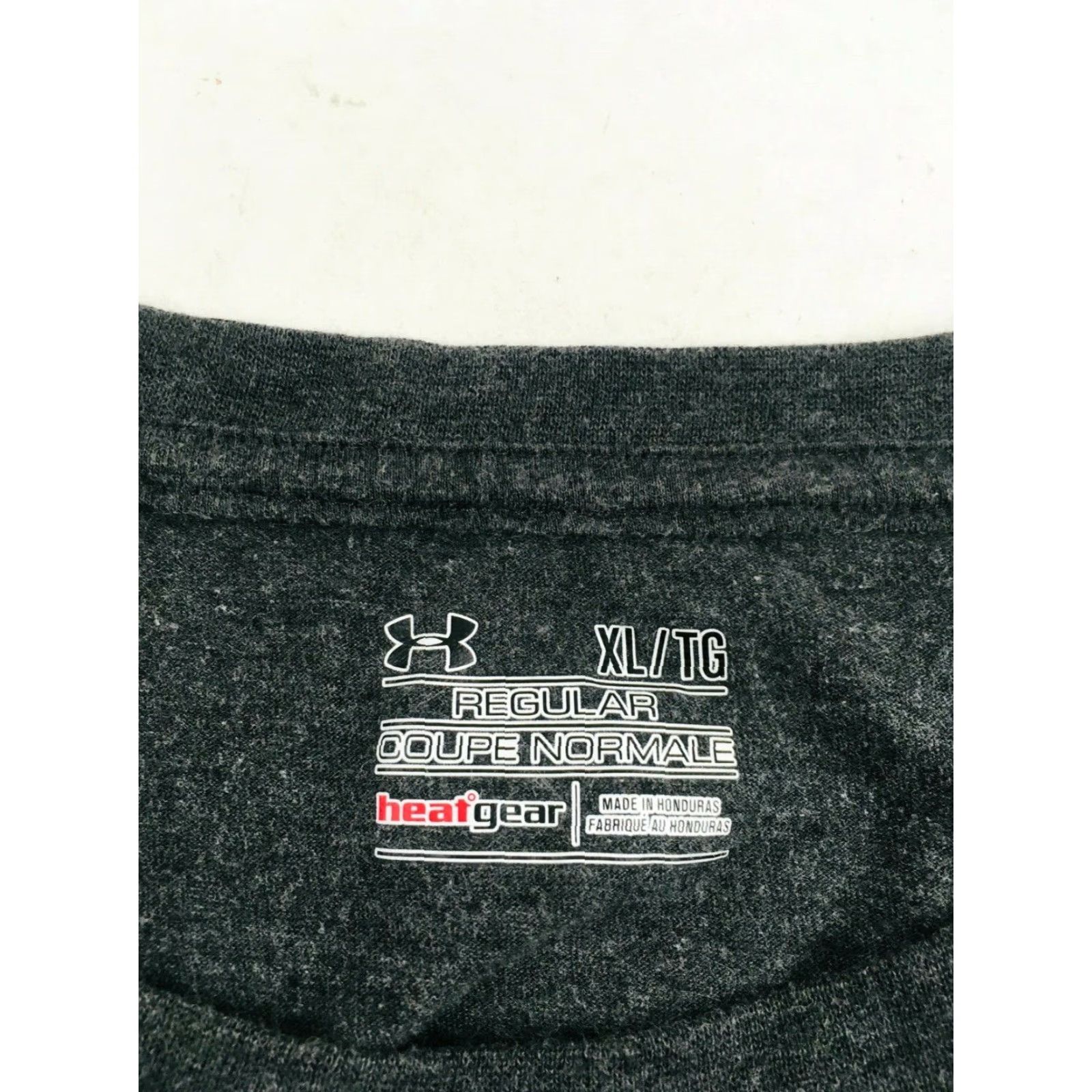 Under Armour Under Armour Shirt Men's XL Gray Basketball Crew Neck Heat Gear Logo Size US XL / EU 56 / 4 - 6 Thumbnail