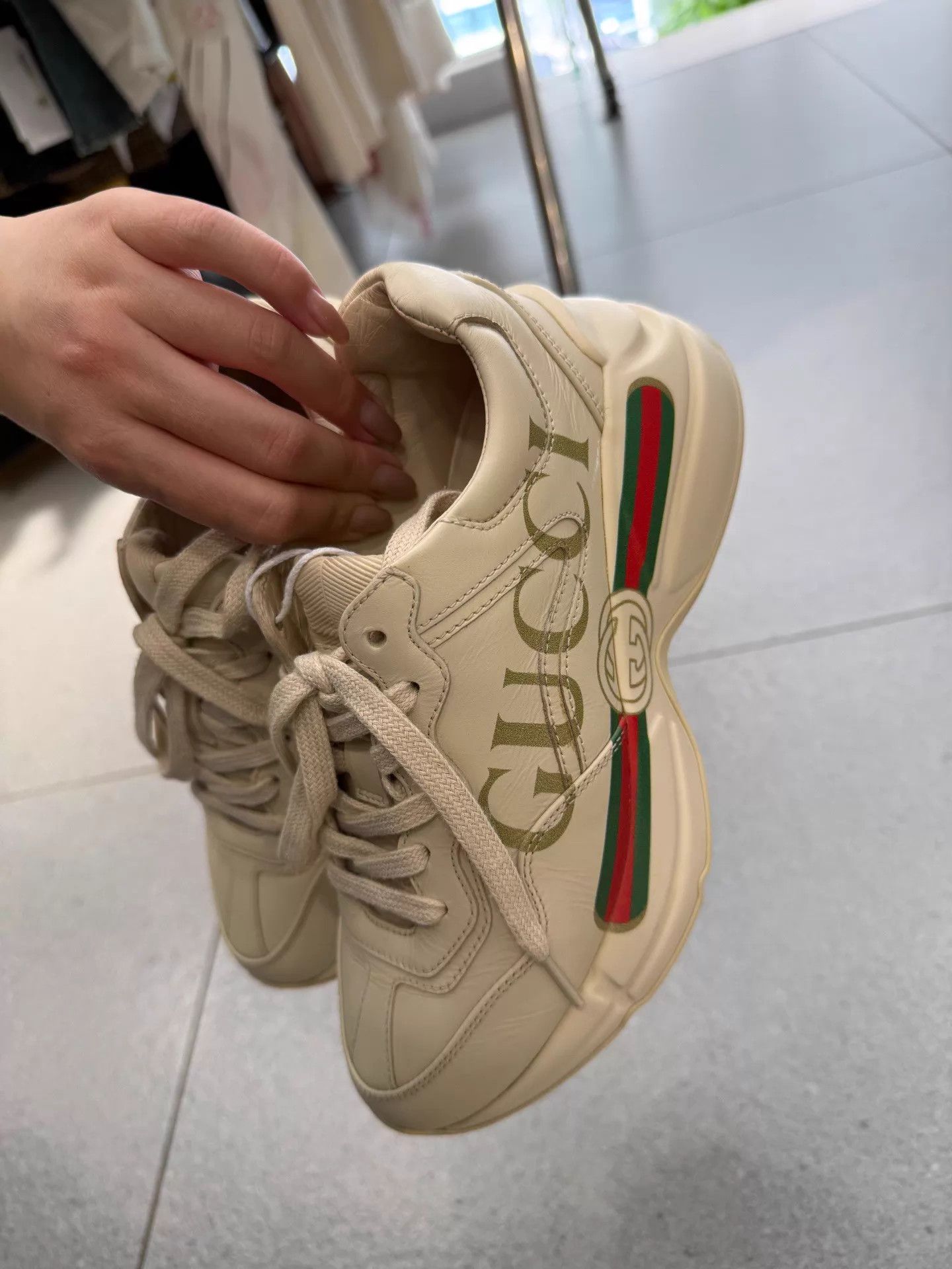 Gucci Gucci Classic Platform Dad Sneaker 99 New EUR 34 Size US 4 / IT 34 - 4 Thumbnail
