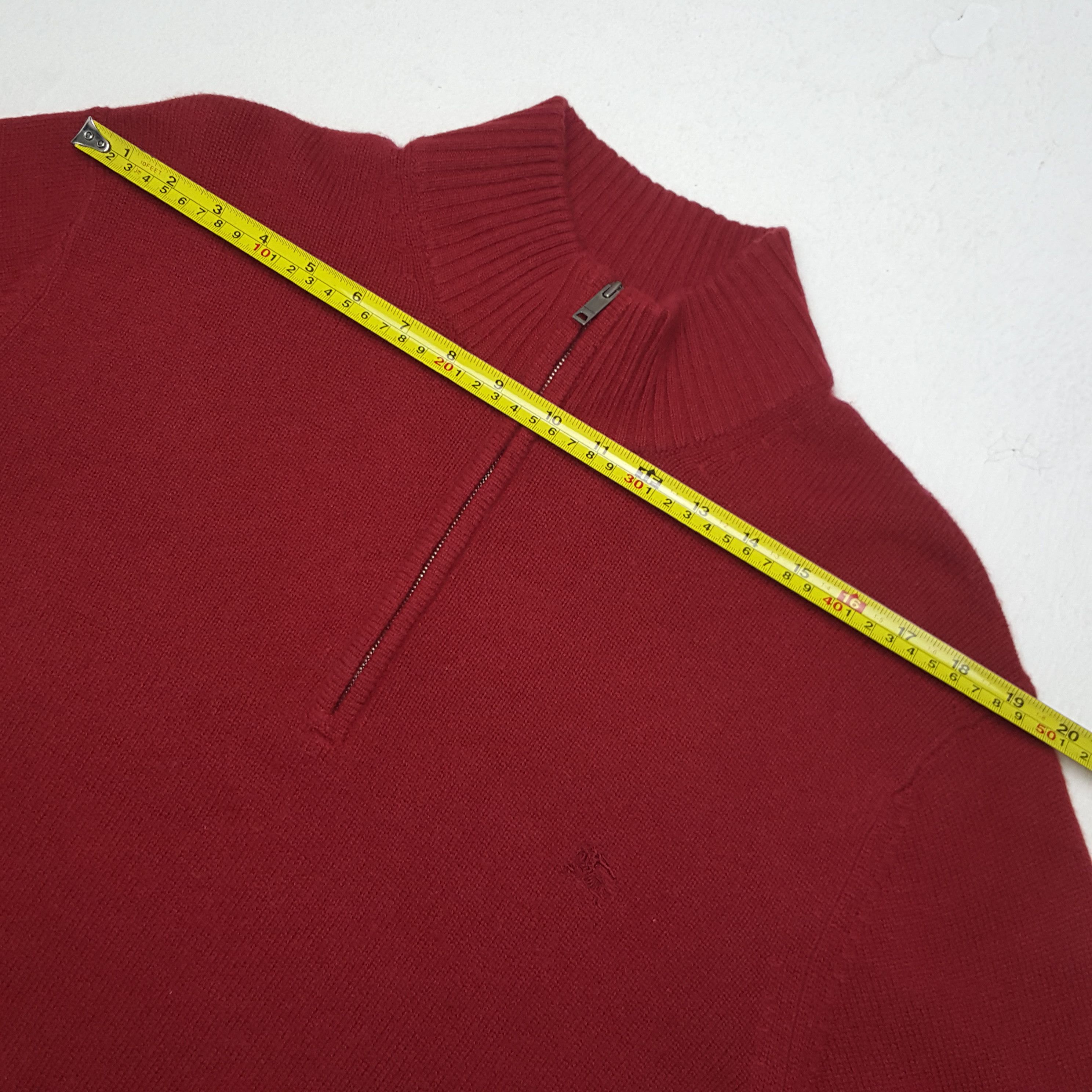 Burberry × Vintage Vintage Burberry London Custom Art Logo Knitwear Sweater Size US L / EU 52-54 / 3 - 6 Thumbnail