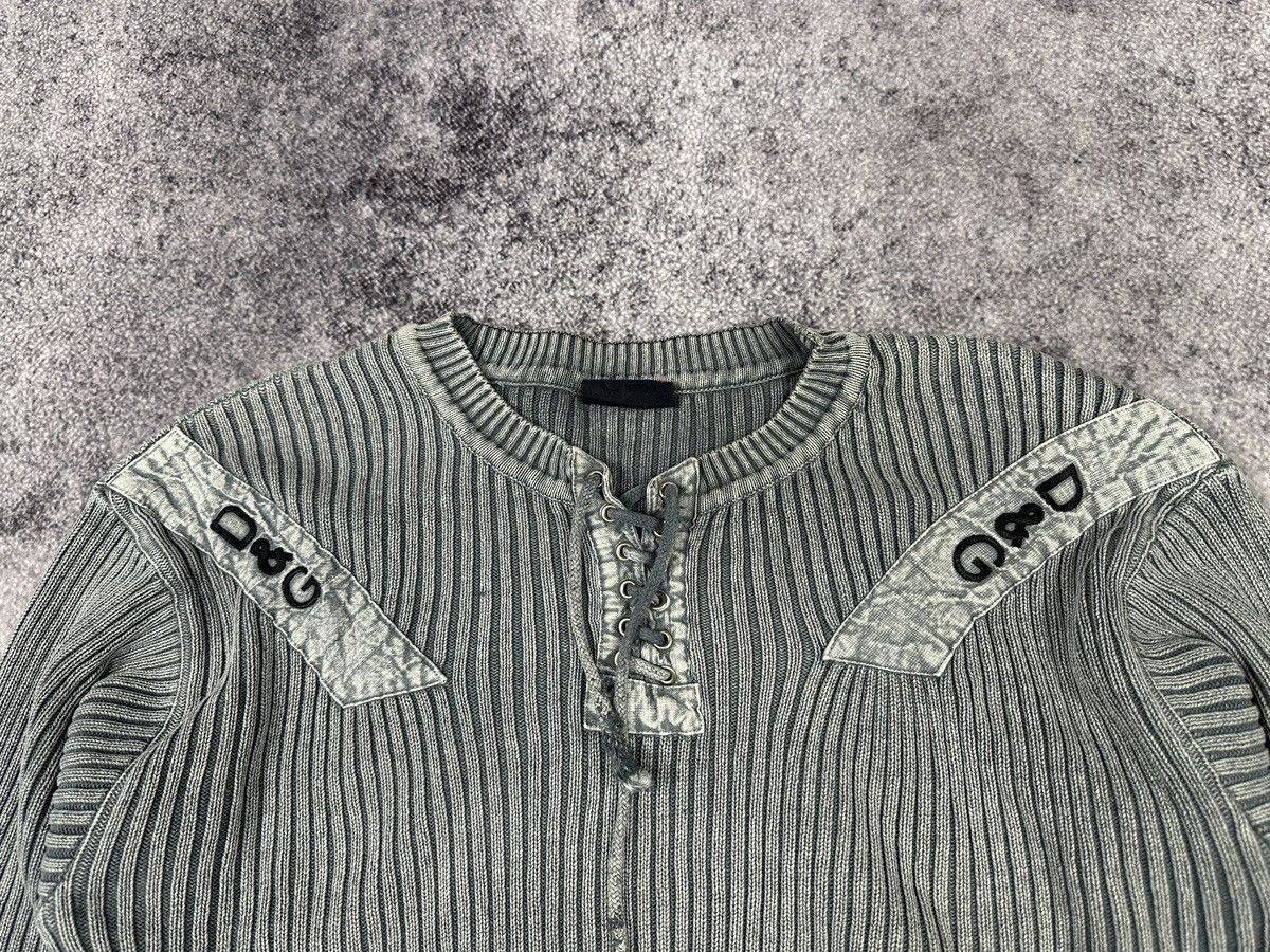 Other Y2K Vintage Dolce&Gabbana Sweater Very Rare 90s Avant Garde Size US XL / EU 56 / 4 - 2 Thumbnail