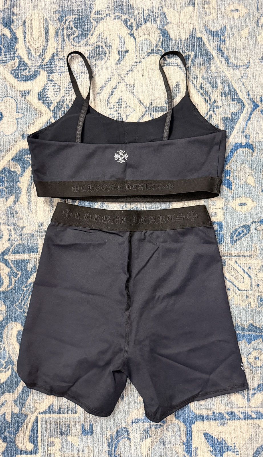 Chrome Hearts Chrome Hearts Bra+Biker Shorts Set, Medium Bra, Small Shorts Size S / US 4 / IT 40 - 1 Thumbnail