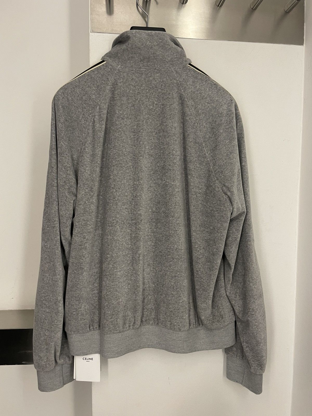 Celine TRACKSUIT JACKET IN VELVET COTTON Size US XL / EU 56 / 4 - 2 Thumbnail