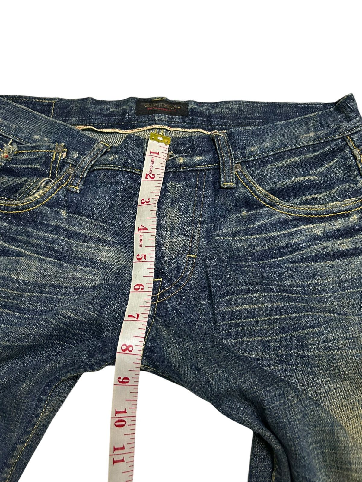 Japanese Brand × Kapital × Vintage Rusty Flare Selvedge Japanese Punk Distressed Denim Jeans Size US 32 / EU 48 - 21 Thumbnail