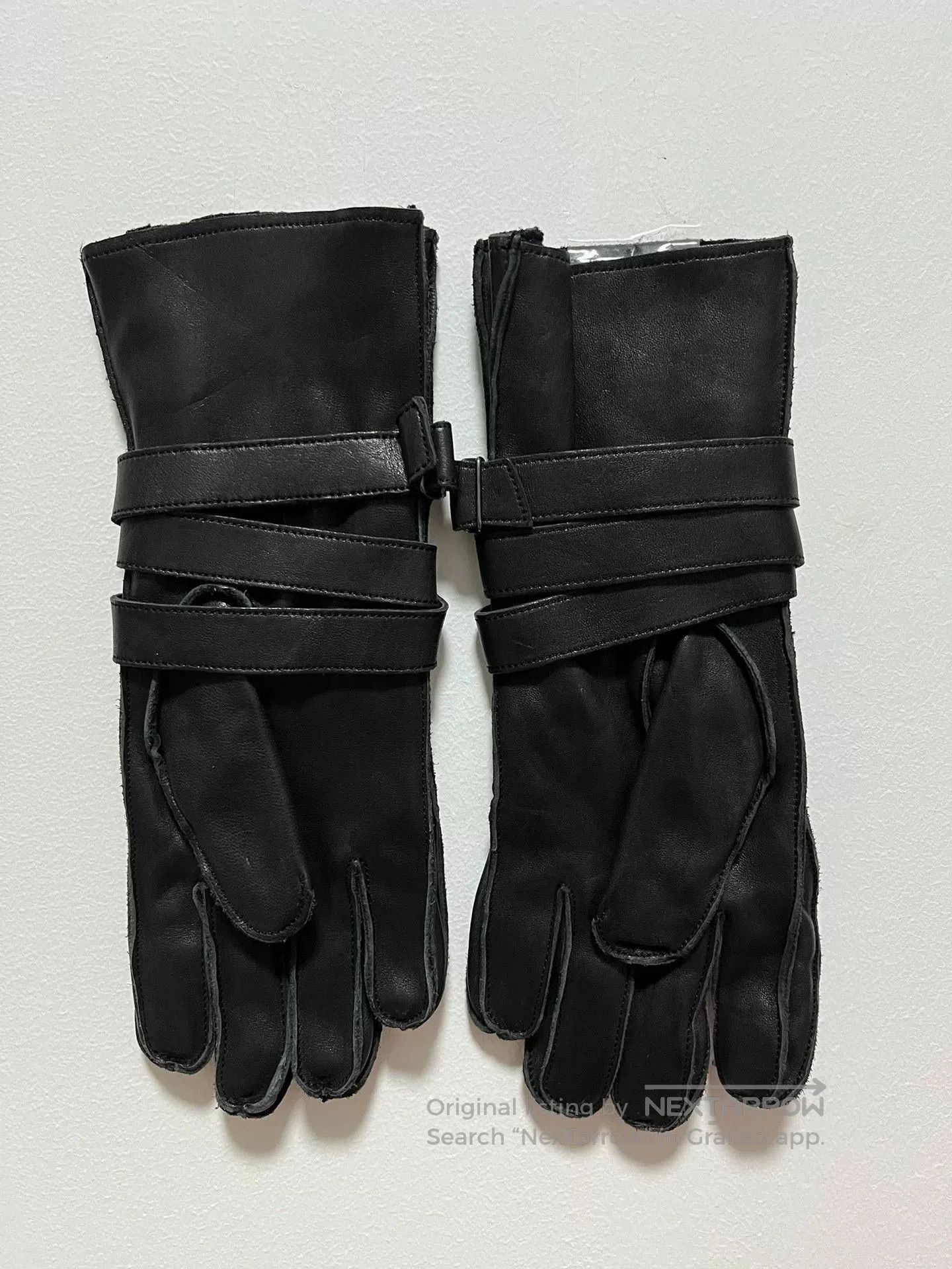 Yohji Yamamoto Yohji Yamamoto Y's Horse Leather Gloves. Size ONE SIZE - 4 Thumbnail