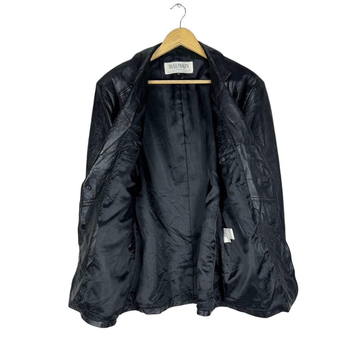 Balmain ⚡️BALMAIN SHEEPSKIN LEATHER COAT JACKET Size US M / EU 48-50 / 2 - 8 Thumbnail