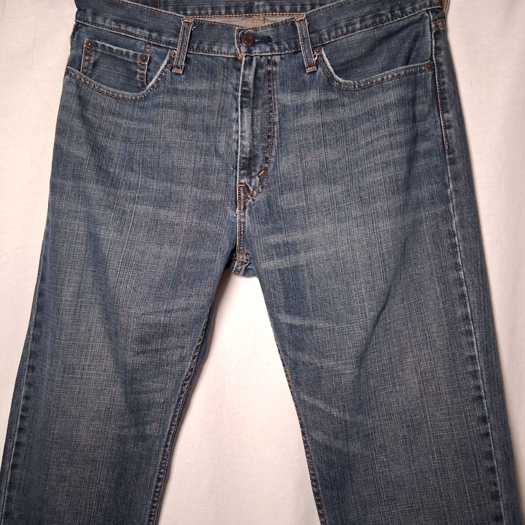 Levi's Levi's 559 Jeans 36x29 Men Medium Wash Blue Distressed Work Pants Reading read Size US 36 / EU 52 - 3 Thumbnail