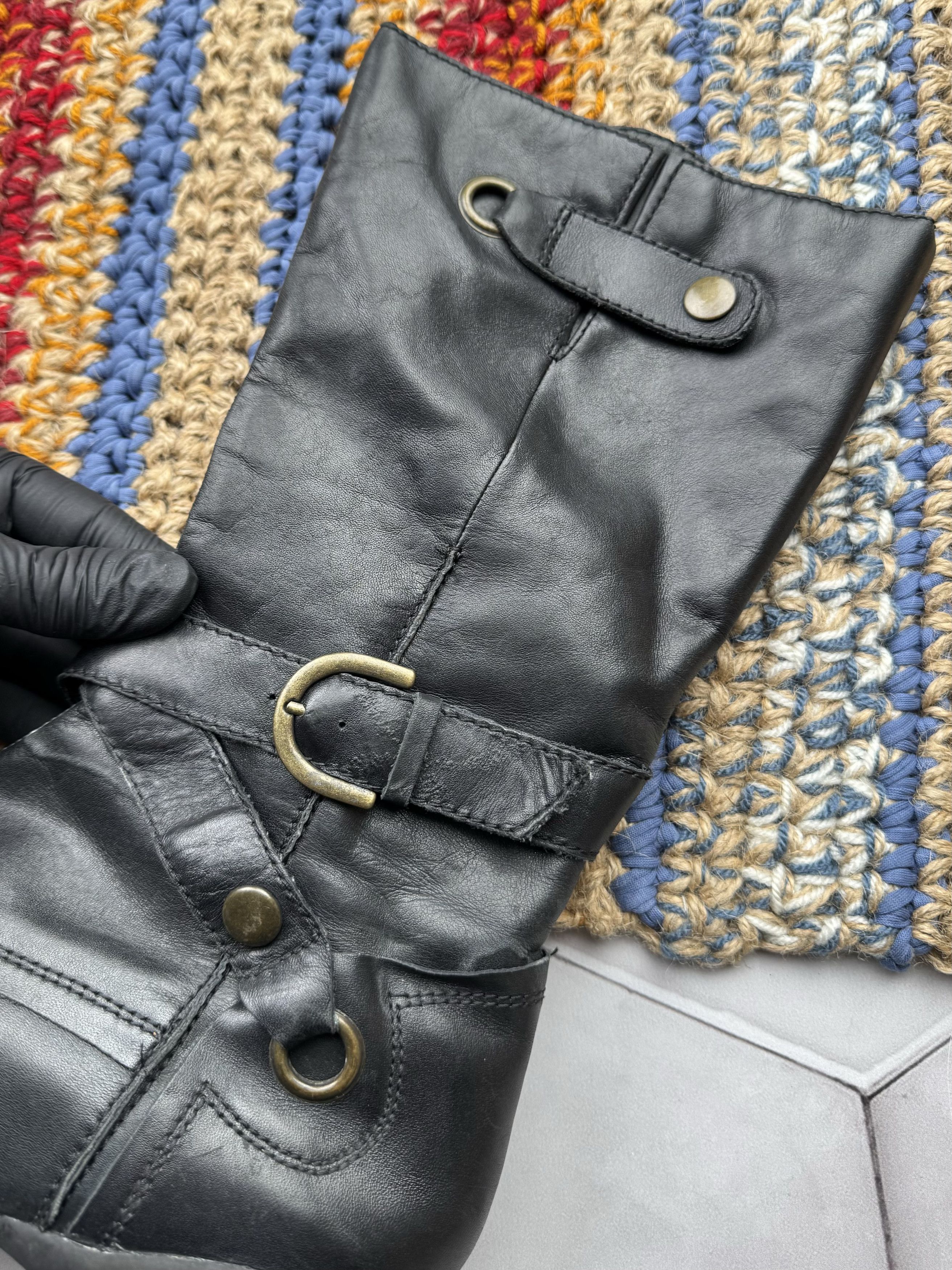 Japanese Brand Vintage Bondage Boots (E4) Size US 7 / IT 37 - 4 Thumbnail