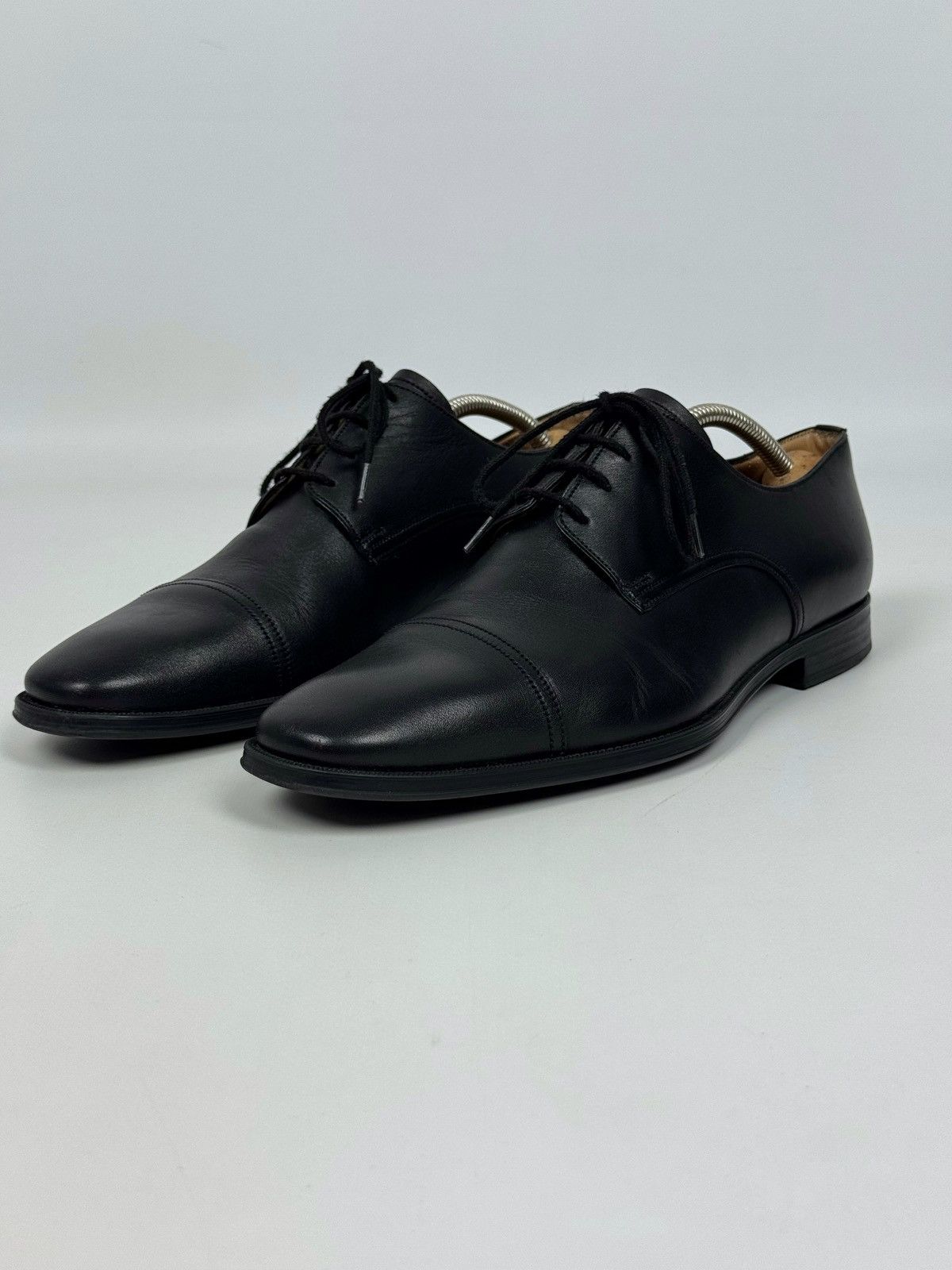 Bally Bally Tayson Leather Black Darby Shoes Men’s US 9 Size US 9 / EU 42 - 1 Thumbnail
