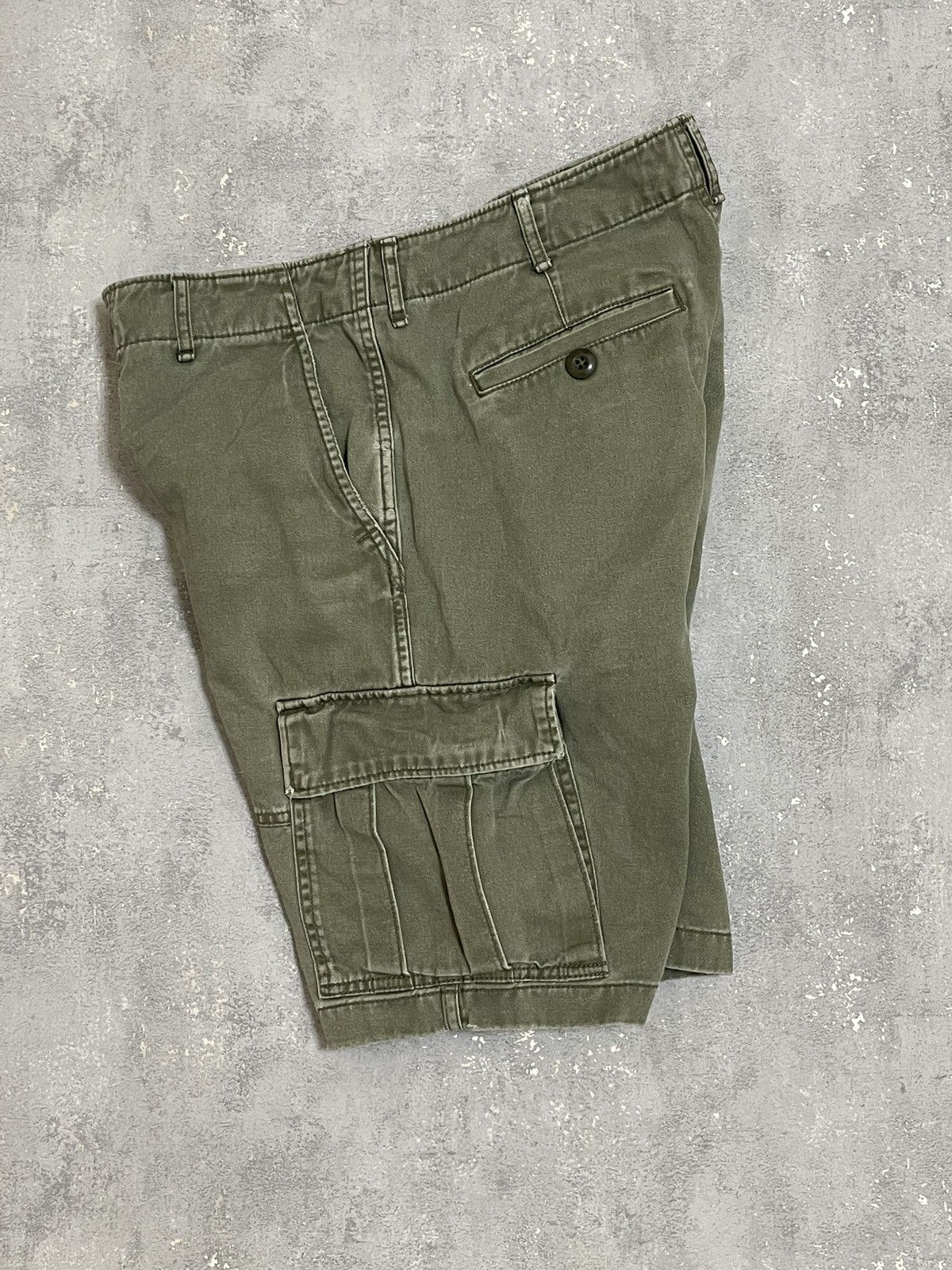 Denim & Supply Ralph Lauren Denim & Supply Ralph Lauren Green Washed Distressed Shorts Size US 30 / EU 46 - 5 Thumbnail