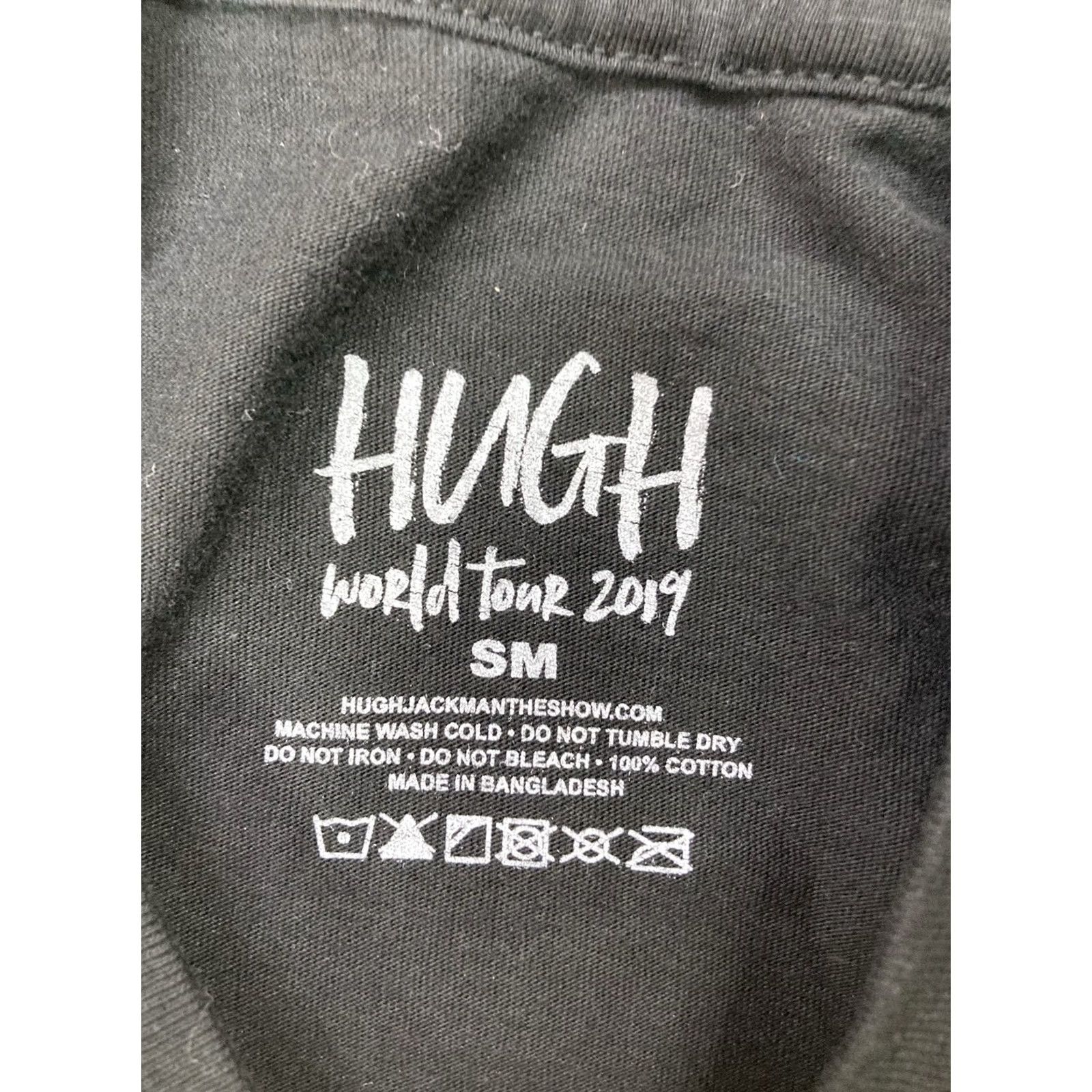 Jackman Hugh Graphic T-shirt Men Small Black Long Sleeve World Tour 2019 Music Shirt Size US S / EU 44-46 / 1 - 5 Thumbnail