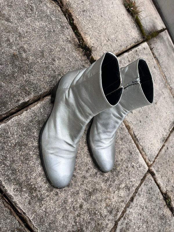 Maison Margiela Maison Martin Margiela Cuban Heels silver Size US 6 / EU 39 - 2 Thumbnail