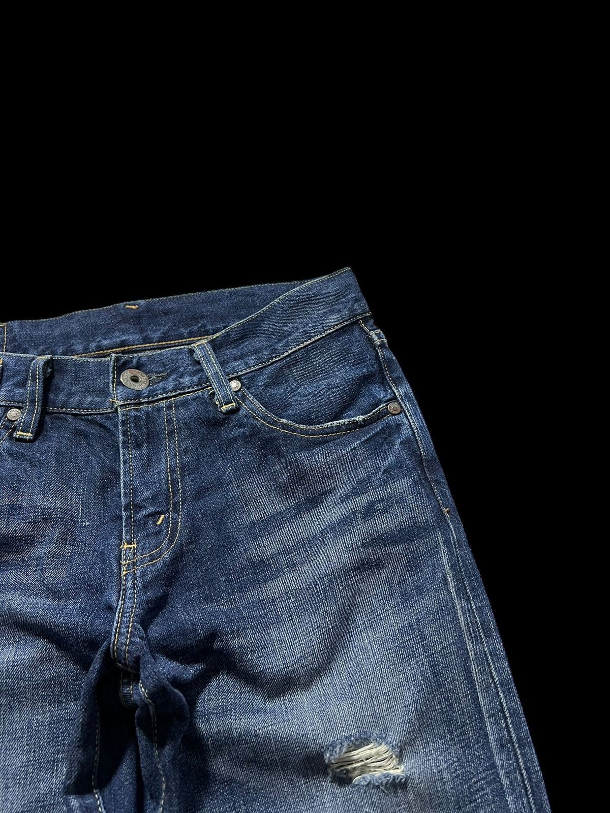 Levi's × Levi's Vintage Clothing 💥Baggy💥Vintage 90’s-00 Levis Lpc Distress Jeans Very Rare Size US 28 / EU 44 - 7 Thumbnail