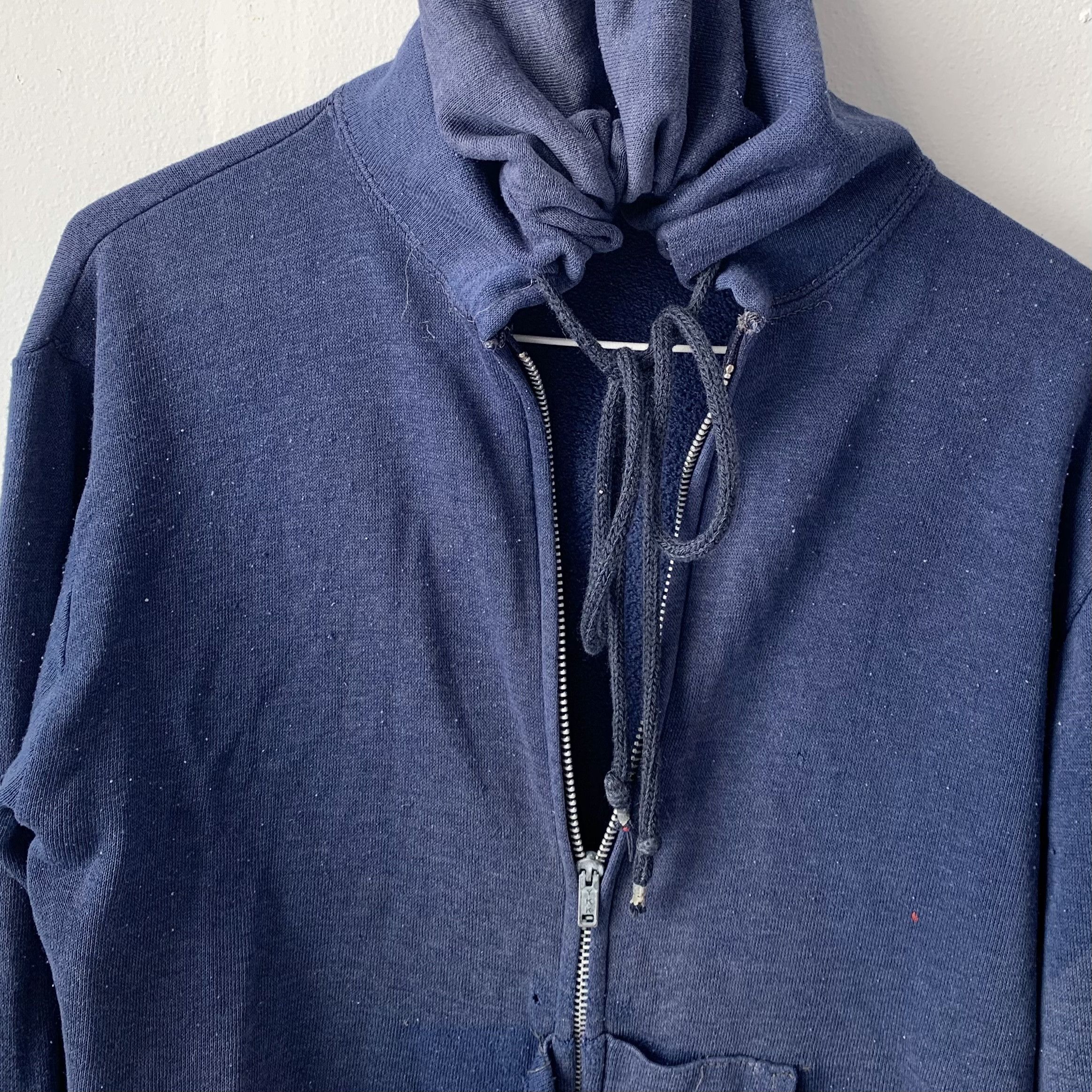 Other vintage 70s faded, threadbare zipper hoodie Size US XS / EU 42 / 0 - 6 Thumbnail