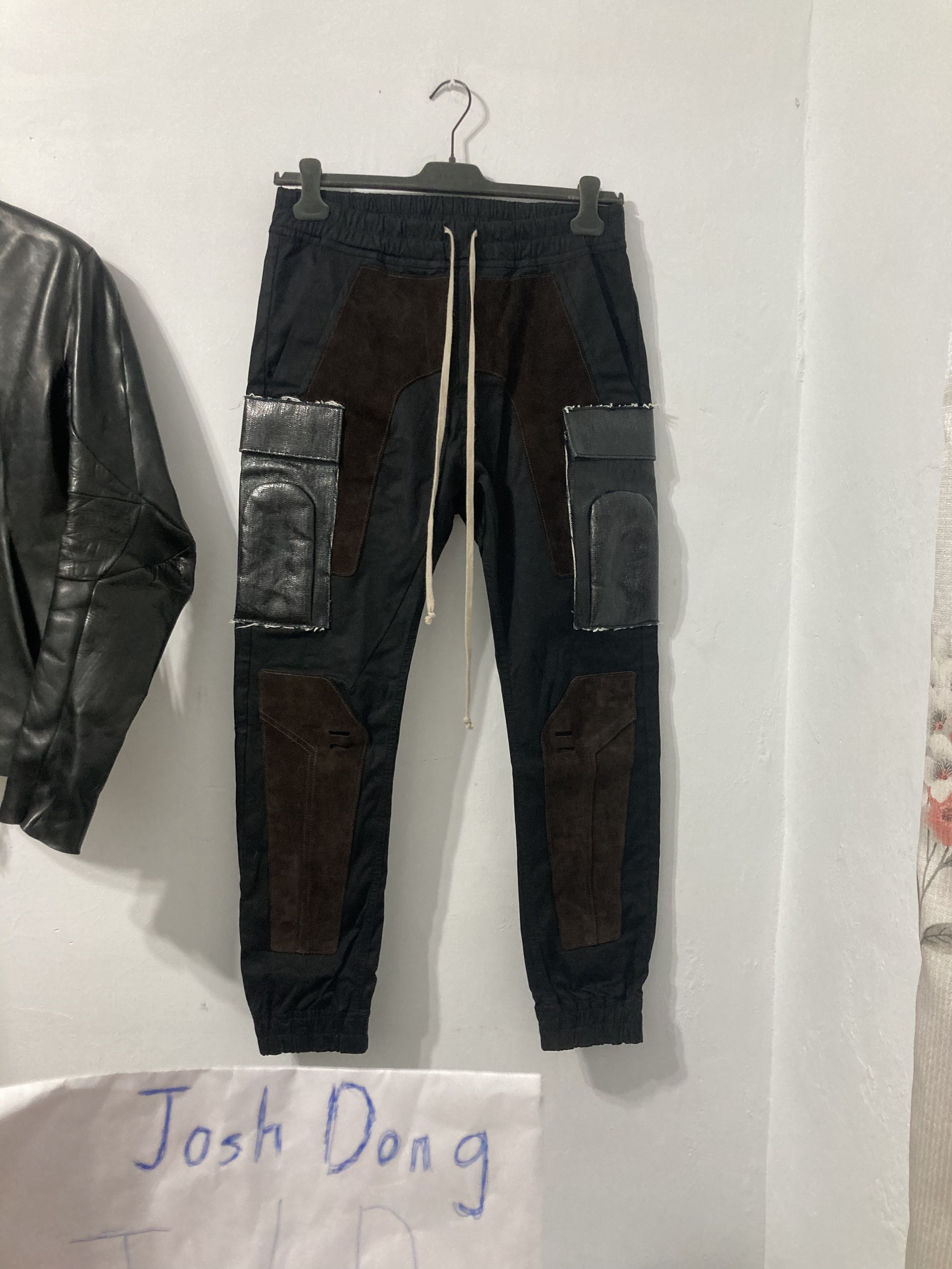 Rick Owens RICK OWENS SUEDE CARGO JOGGER LARRY SZ 50 Size US 34 / EU 50 - 2 Thumbnail