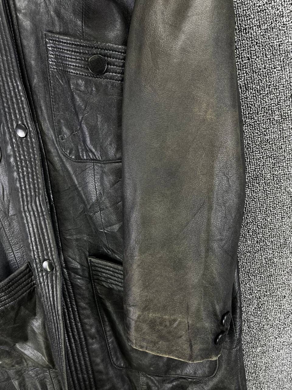Pierre Balmain Vintage Pierre Balmain Luxury Button Up Leather Jacket Size M / US 6-8 / IT 42-44 - 18 Thumbnail