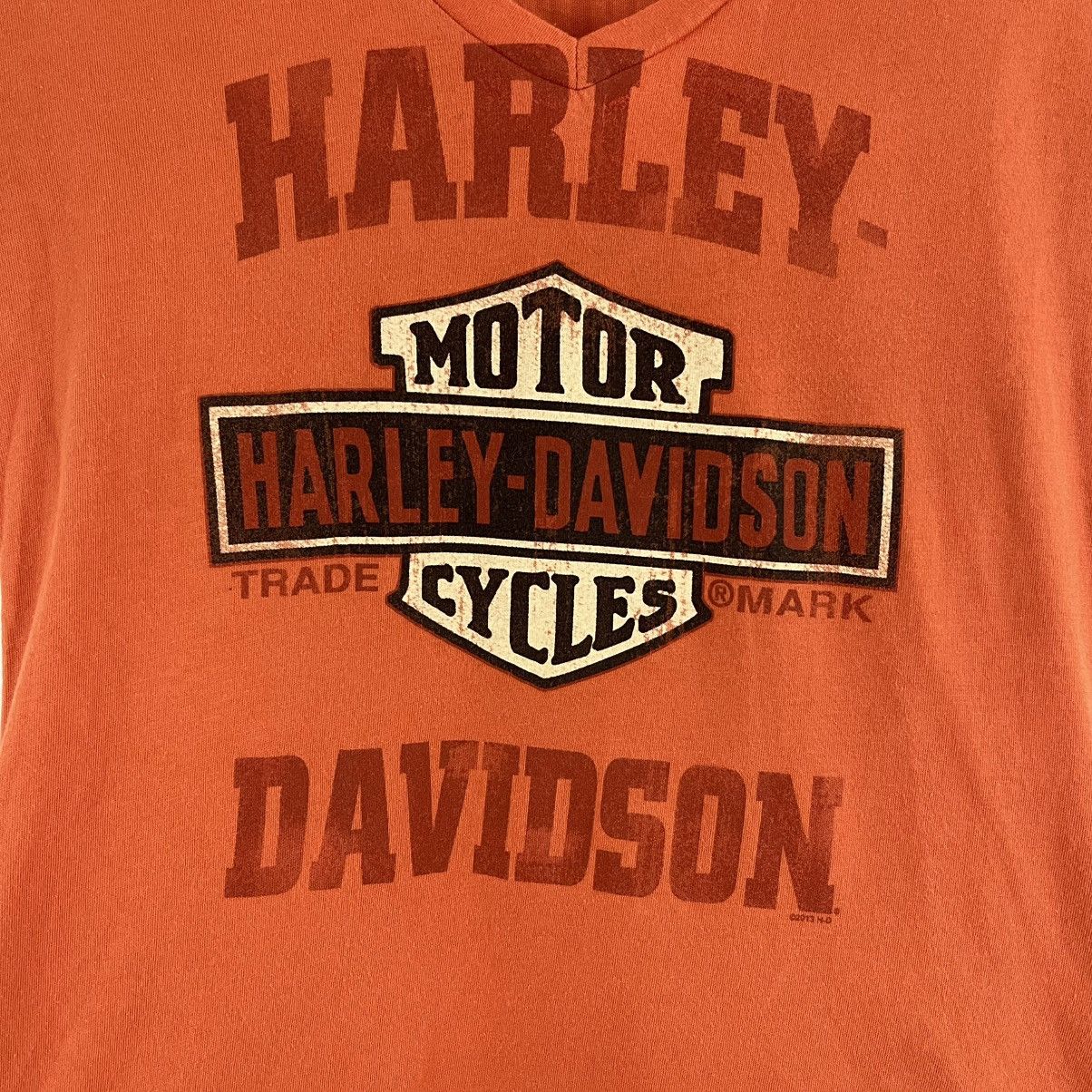 Harley Davidson HARLEY DAVIDSON Orange Sturgis South Dakota Logo Graphic Tee Size S / US 4 / IT 40 - 4 Thumbnail