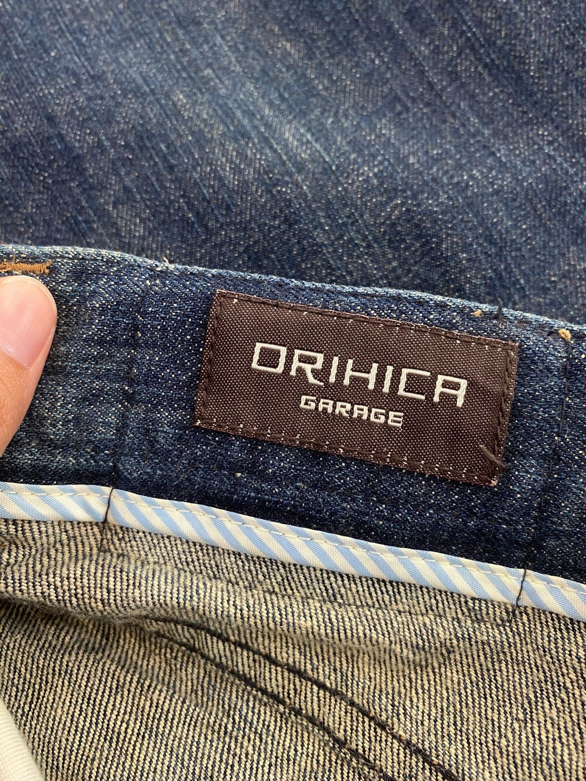Other Orihica Garage Dark Blue Wash Style Bootcut Jeans Size US 30 / EU 46 - 10 Thumbnail
