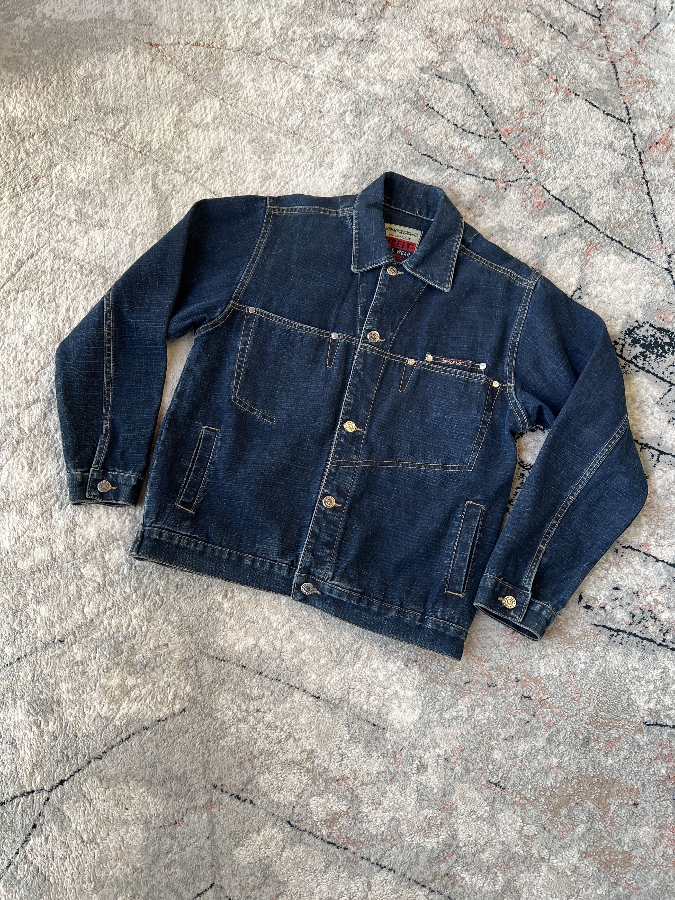 Vintage Nicely Vintage Denim Jacket Size US S / EU 44-46 / 1 - 1 Thumbnail