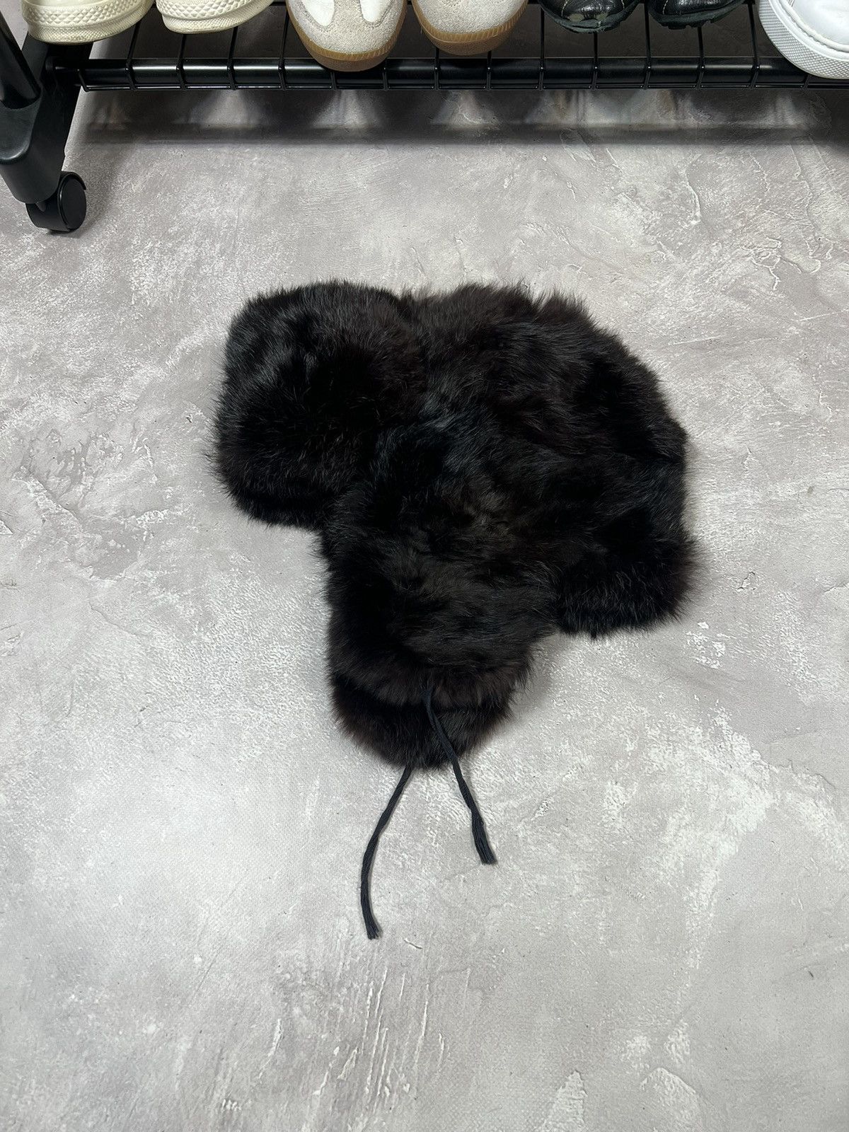 Other Vintage Real Fur Fuzzy Y2k Ushanka Hat Size ONE SIZE - 1 Thumbnail