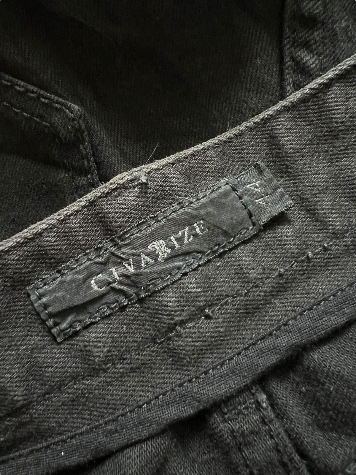 CIVARIZE 2000s Civarize Distressed Ripped Skinny Jeans Size US 31 - 14 Thumbnail