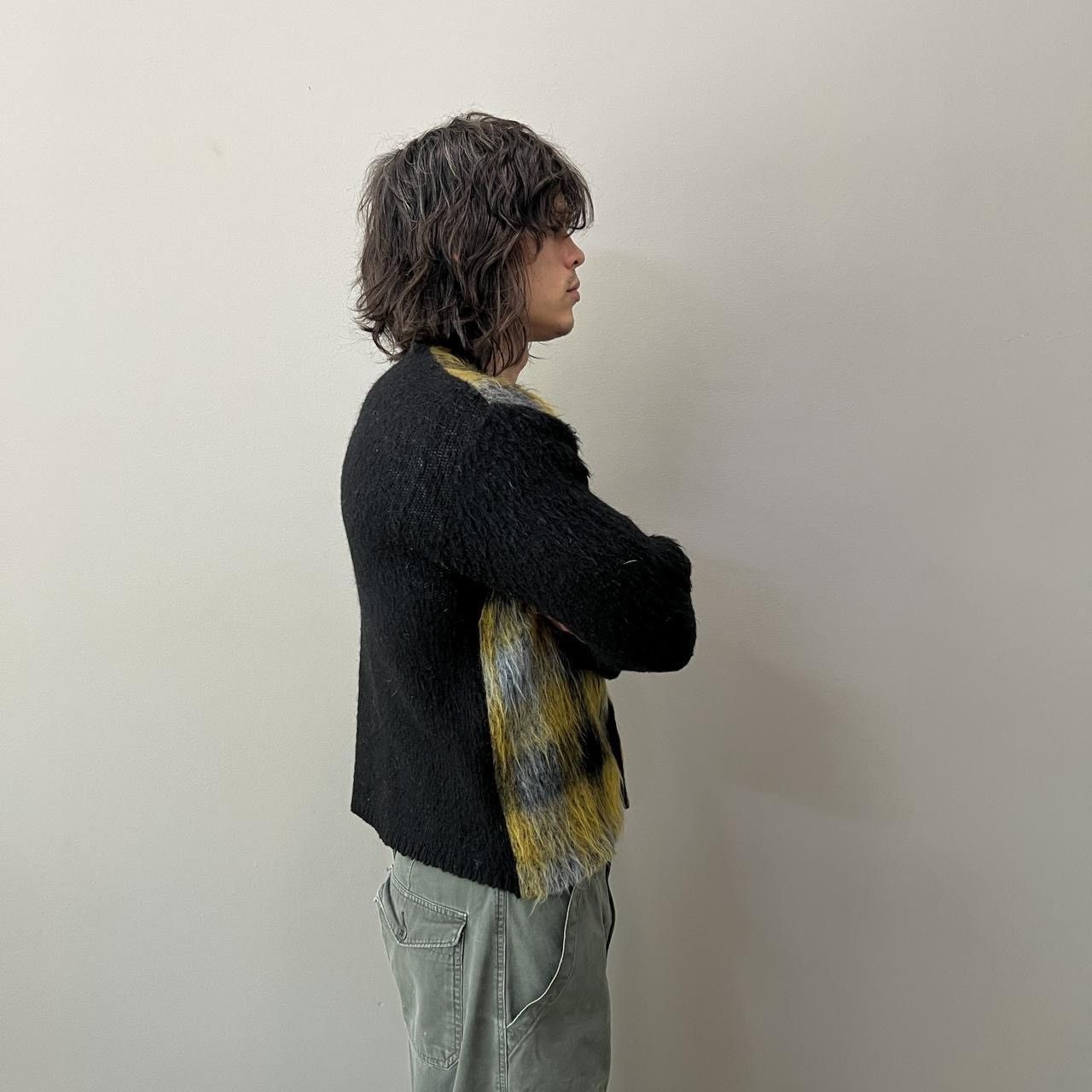 Rare Vintage 60s Mohair Cardigan • Van Heusen • Size L