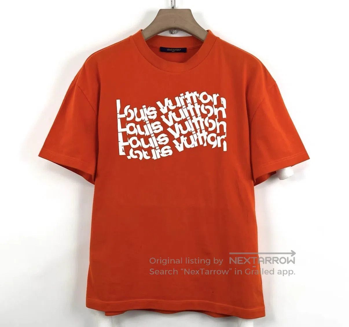 Louis Vuitton Orange Short-Sleeve Graphic T-Shirt. Size US M / EU 48-50 / 2 - 1 Thumbnail