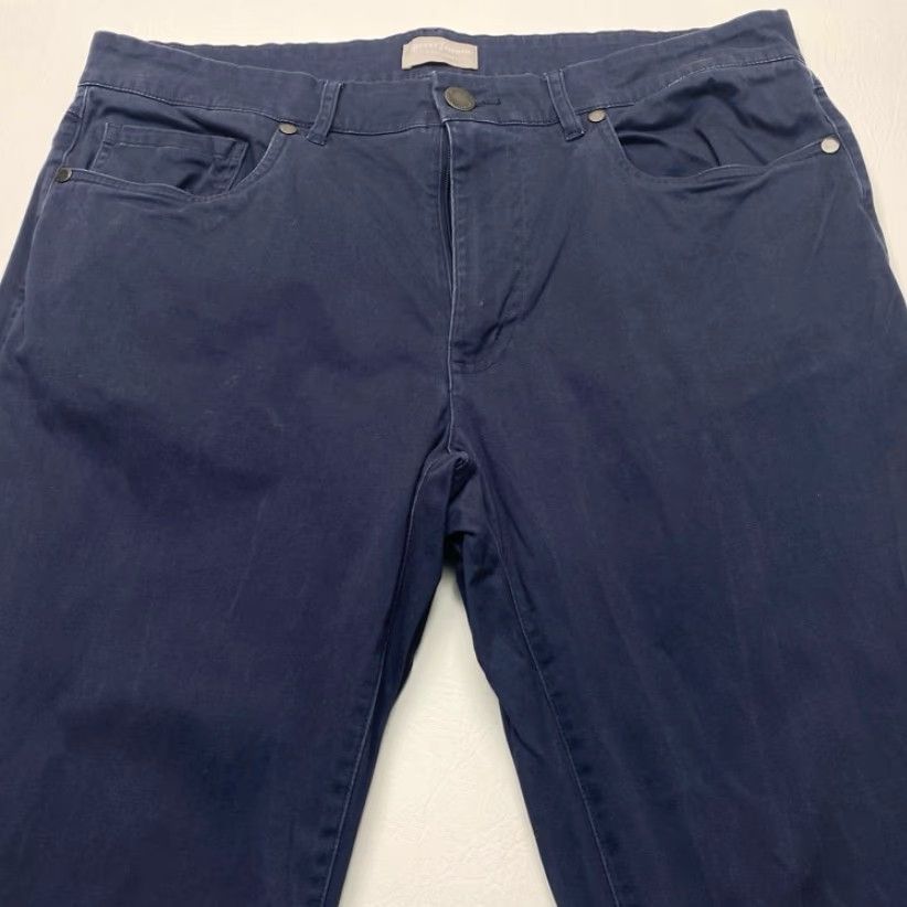 Vintage Hickey Freeman Chino Pants Men’s 34x30 Blue 5 Pocket Cotton Twill Jeans 8509 Size US 34 / EU 50 - 3 Thumbnail