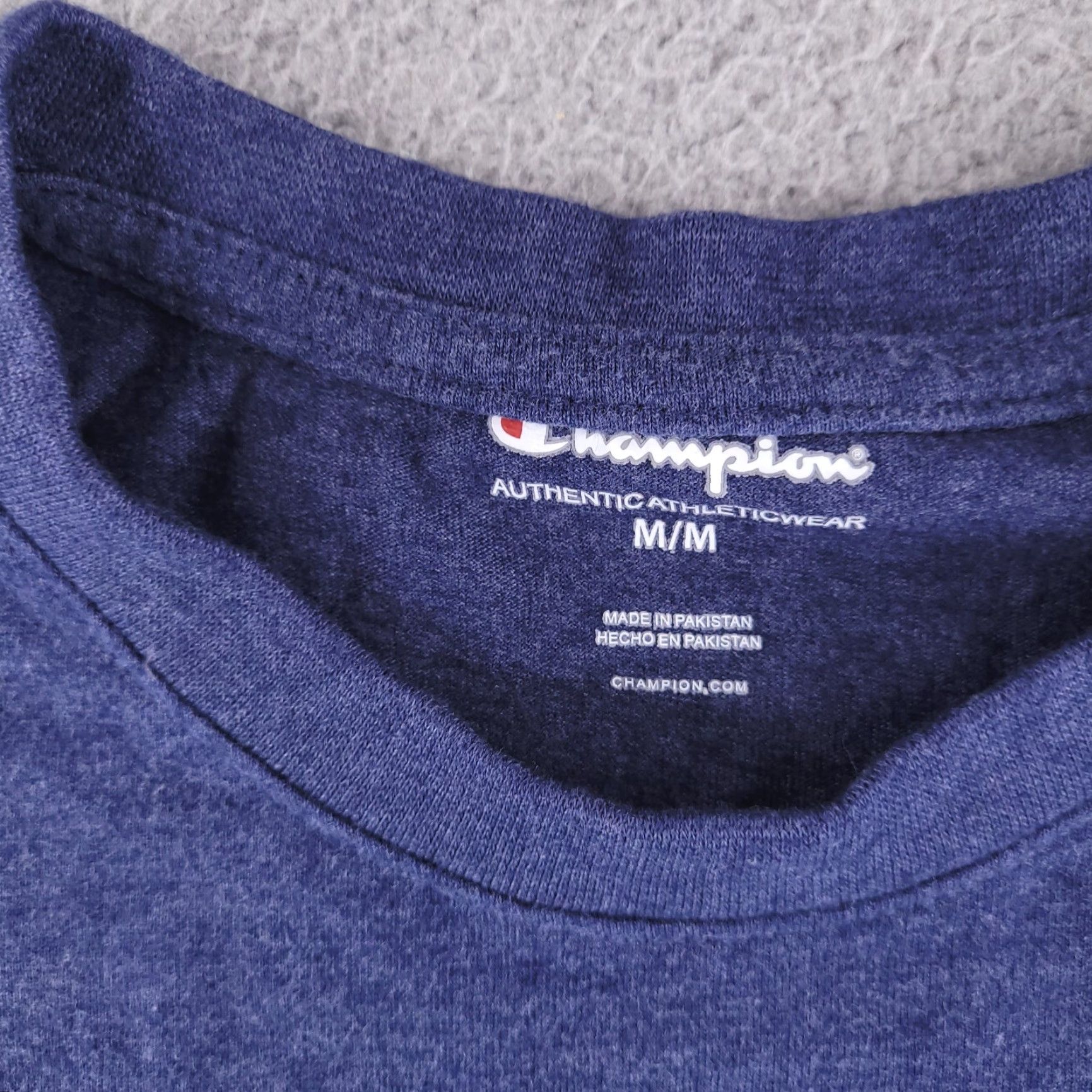Champion Champion Shirt Mens Medium Blue Short Sleeve Crewneck Logo Size US M / EU 48-50 / 2 - 3 Thumbnail