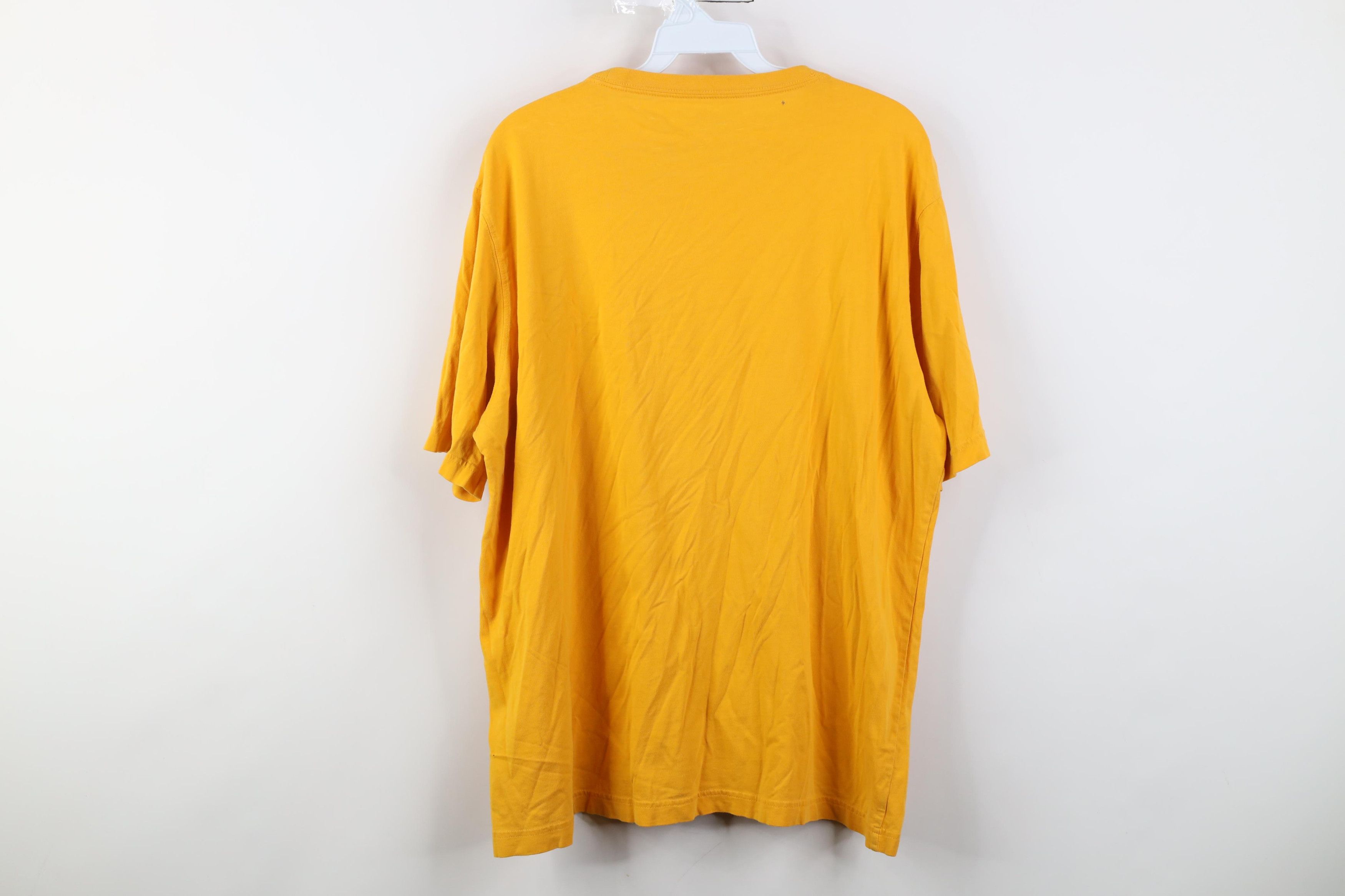 Lands' End Vintage Y2K Lands End Blank Short Sleeve T-Shirt Yellow Size US L / EU 52-54 / 3 - 17 Thumbnail