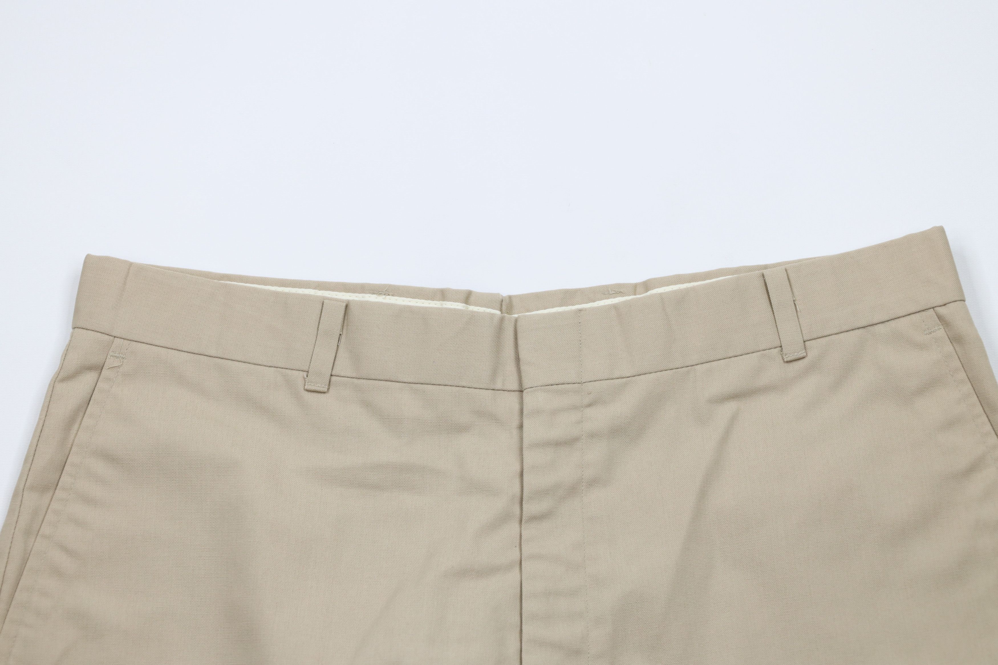 Vintage Vintage 70s Streetwear Made Above Knee Chino Shorts USA Size US 34 / EU 50 - 2 Thumbnail
