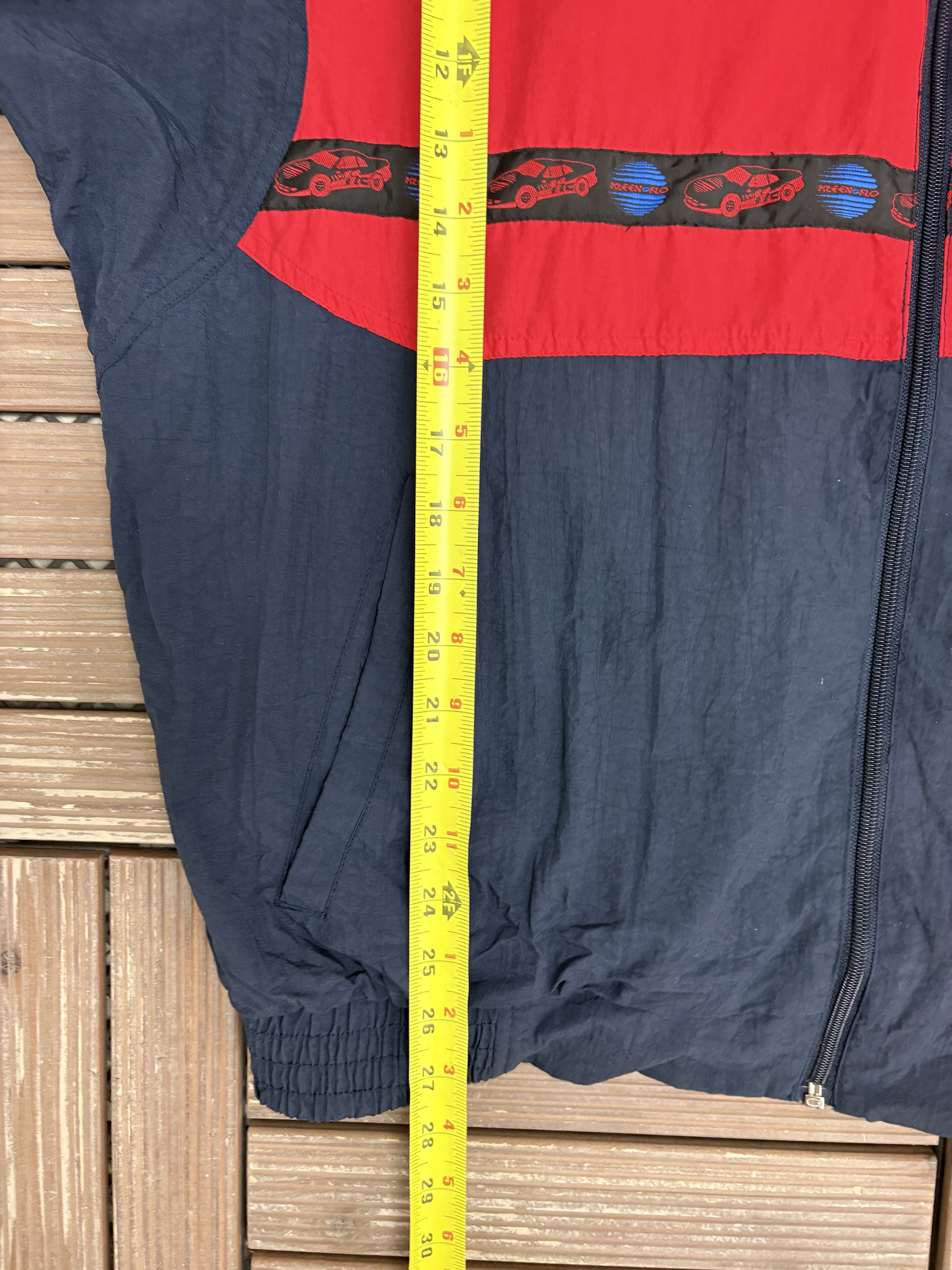 Vintage Kleen Flo Racing Embroidered Vintage Windbreaker Jacket Size US XL / EU 56 / 4 - 8 Thumbnail