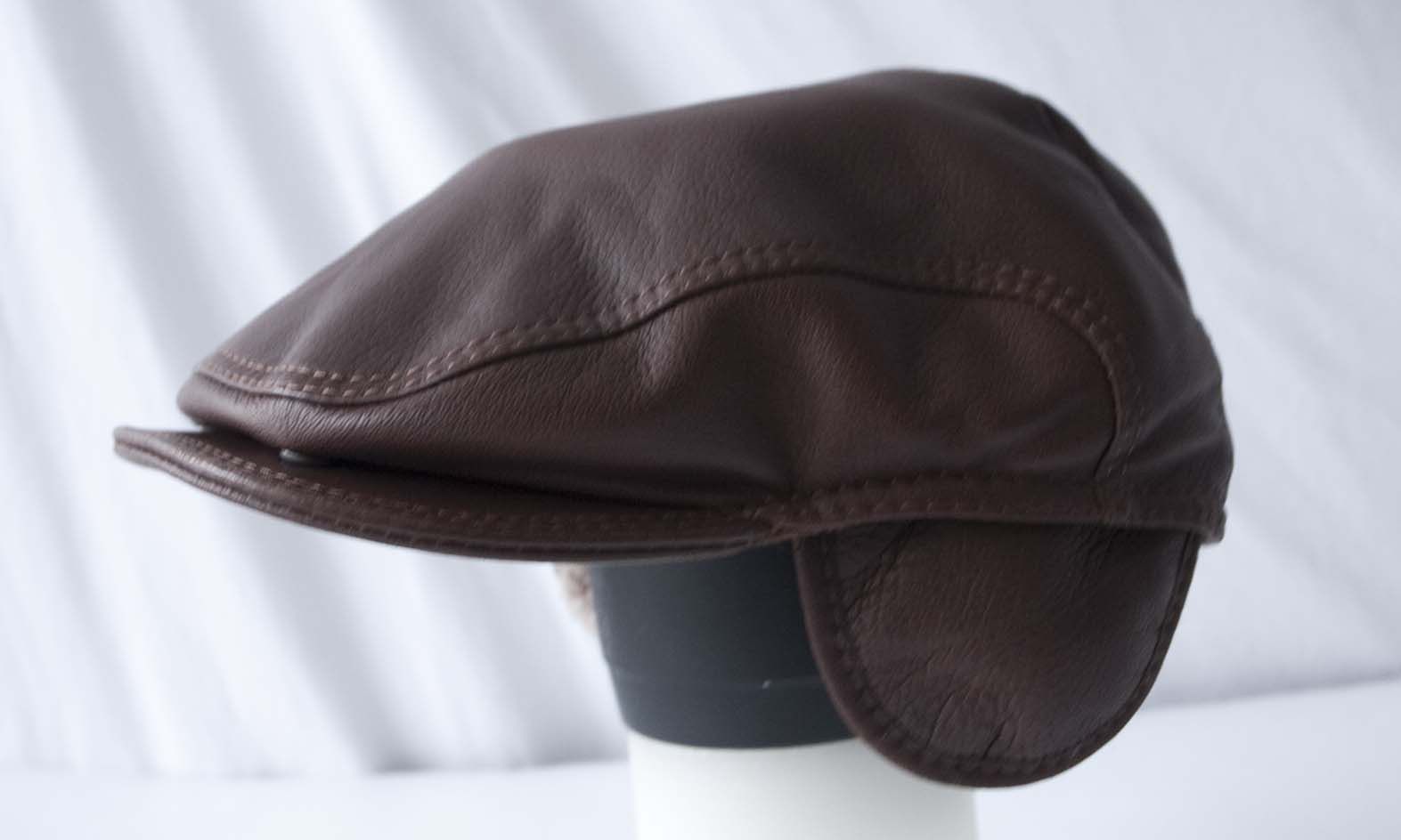 Other Ricardo BH Cabby Hat Ear Flap 100% Sheepskin Size S/M Size ONE SIZE - 1 Thumbnail