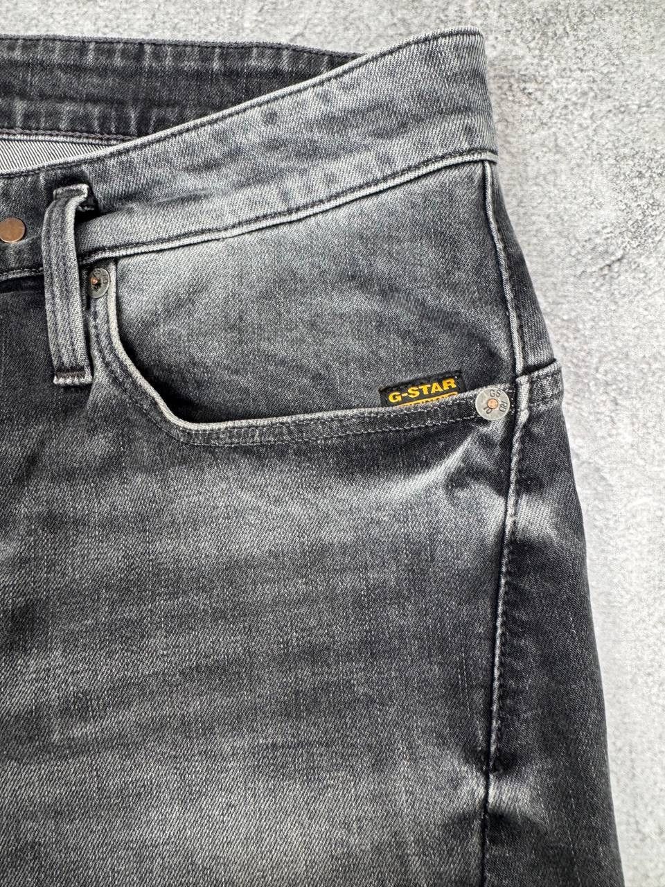 G-Star G-Star Raw Scutar 3D Slim Tapered Men Grey Denim Jeans Pants Size US 32 / EU 48 - 7 Thumbnail