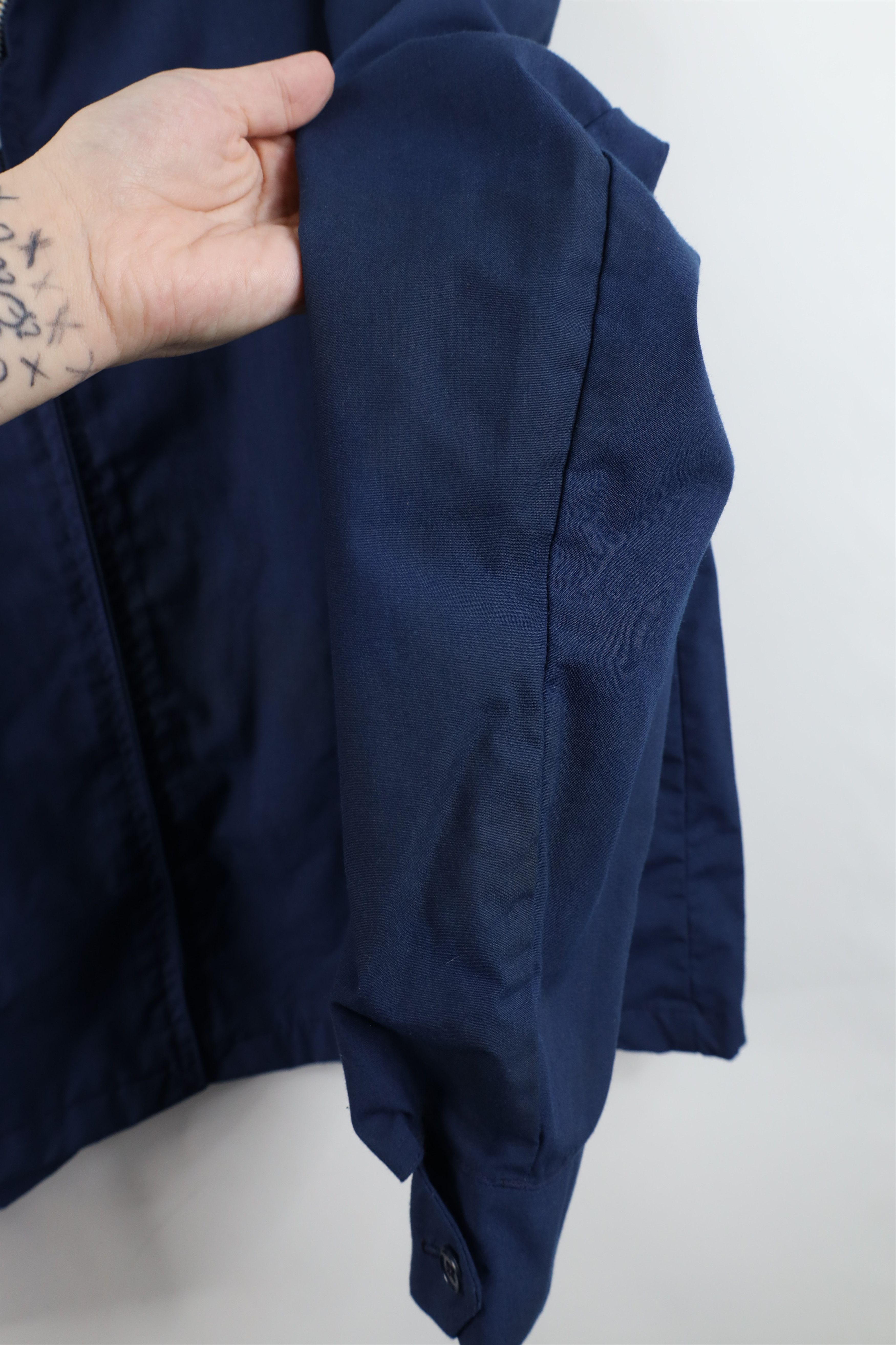 Vintage Vintage 60s Streetwear Racer Bomber Jacket Navy Blue USA Size US XXL / EU 58 / 5 - 6 Thumbnail