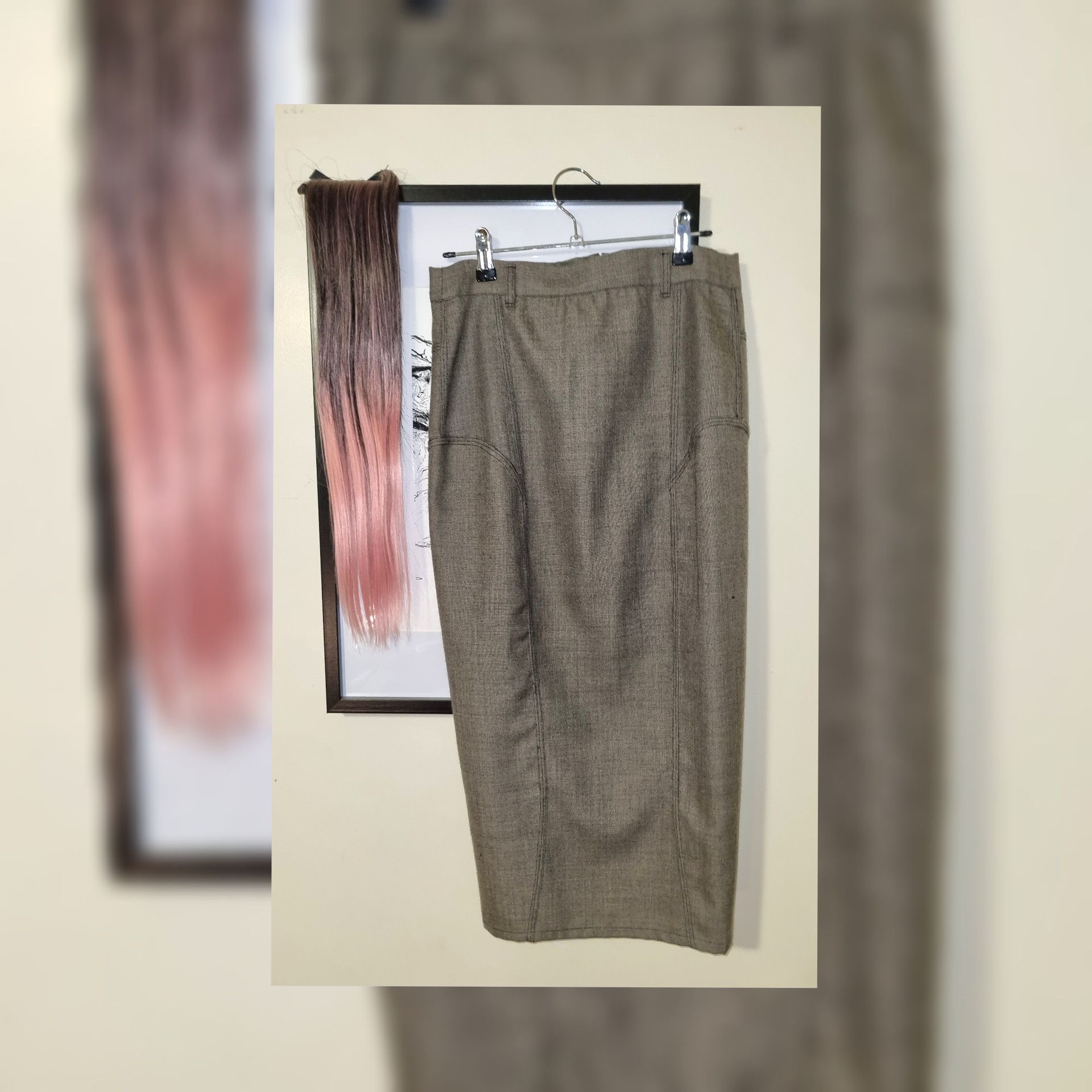 Other Gauntlett Cheng Wool Midi Skirt Size 27" / US 4 / IT 40 - 3 Thumbnail